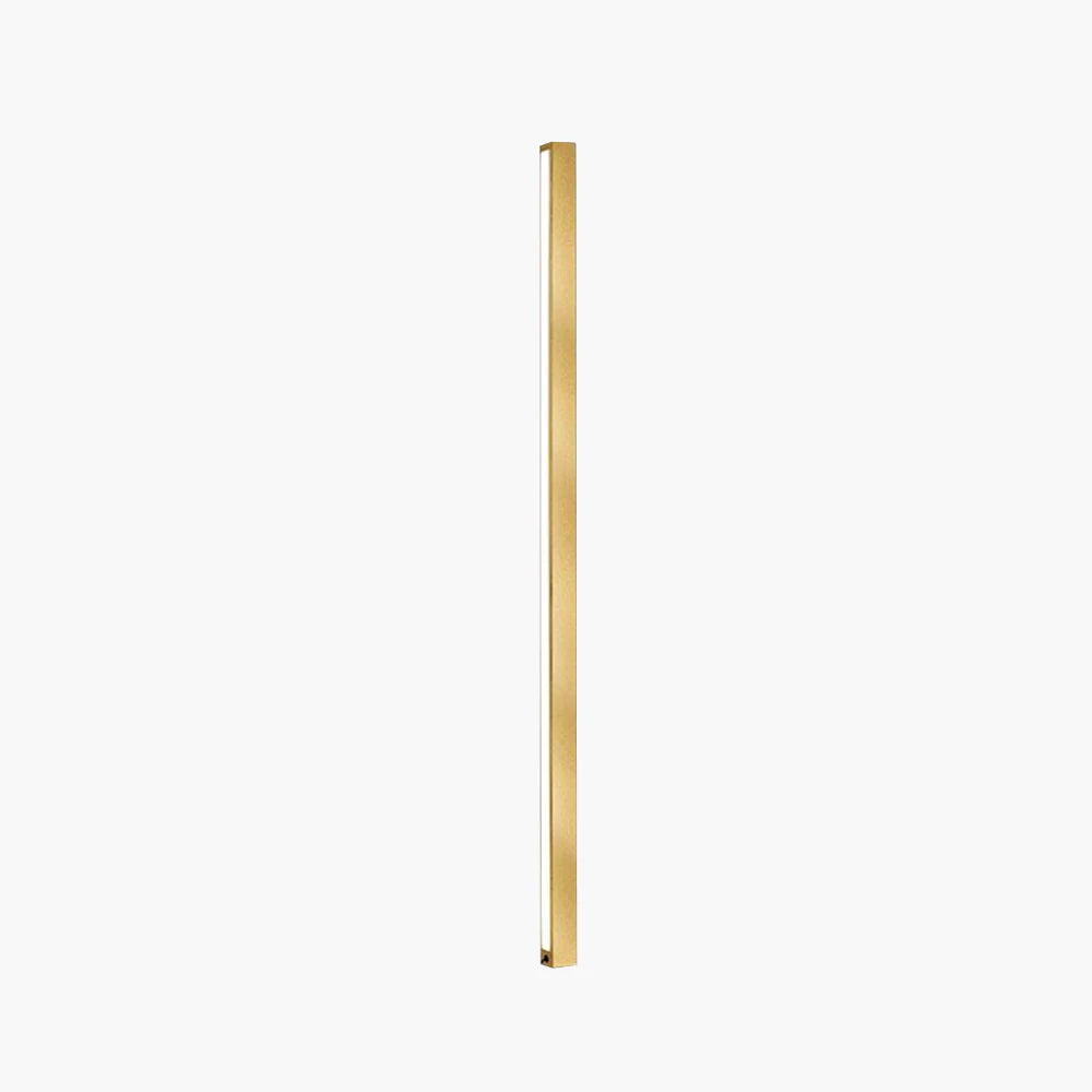 Arisha Minimalistische Linear LED Stehleuchte Schwarz/Gold Ess/Wohnzimmer Metall