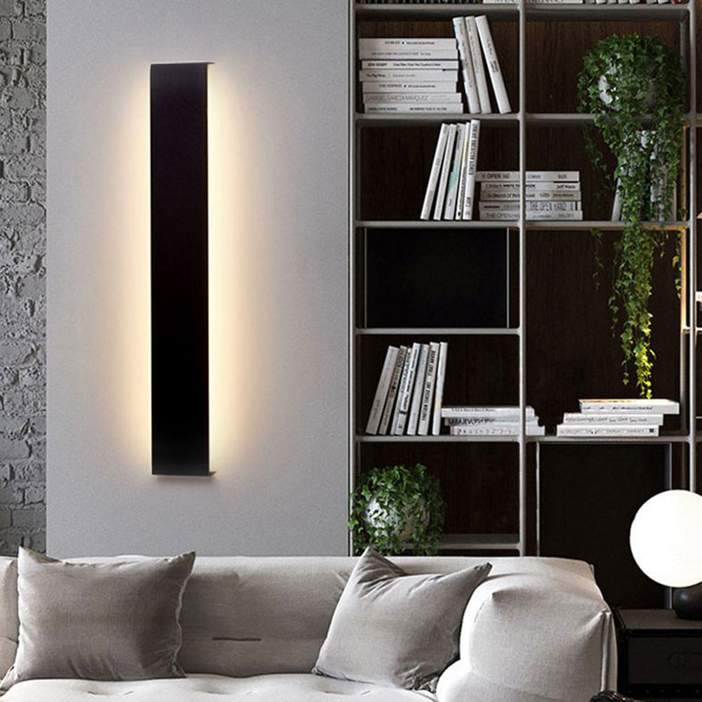Arisha Modern LED Wandleuchte Innen Rechteckig Schwarz/Weiß/Gold Bade/Wohnzimmer