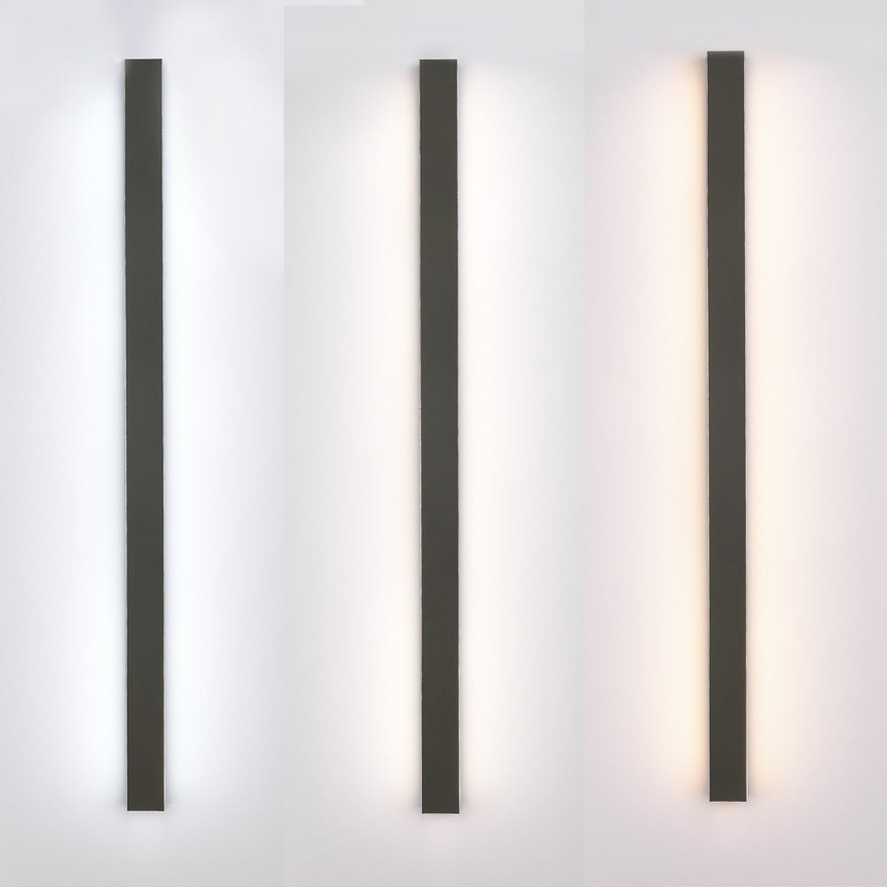 Ray Moderne Linear Außenwandleuchte Metall Acryl Garten Flur