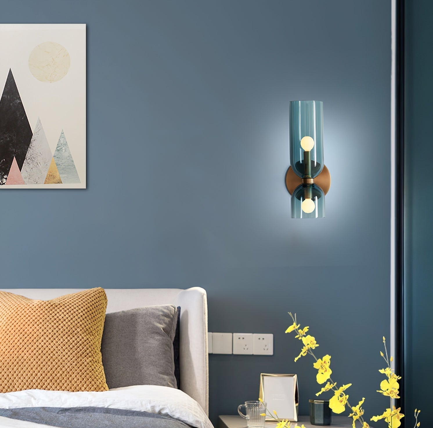 Chime Messing Glas Wandleuchte-Letslighting