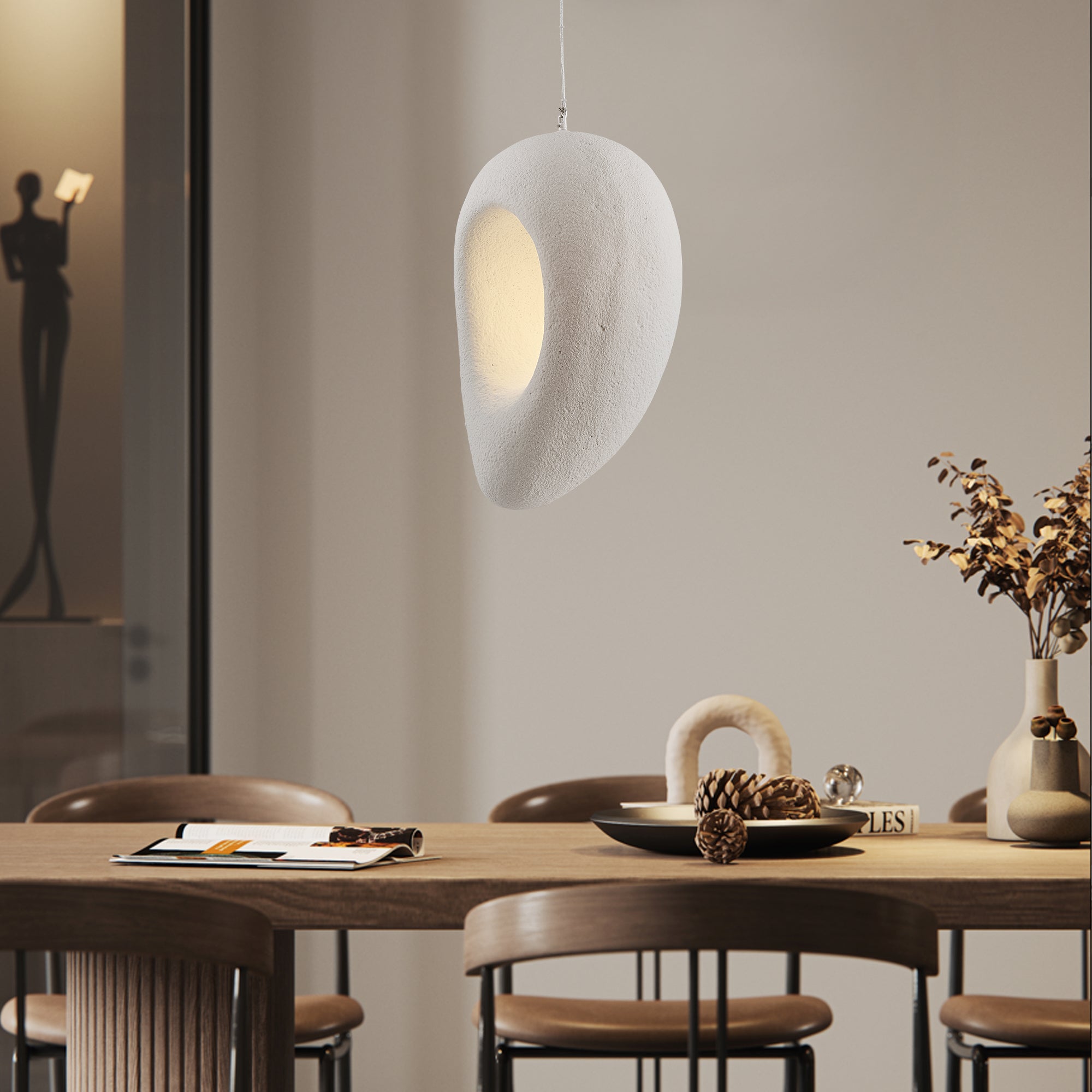 Uraeia Modern Minimalistisch Wabi Pendelleuchte-Letslighting