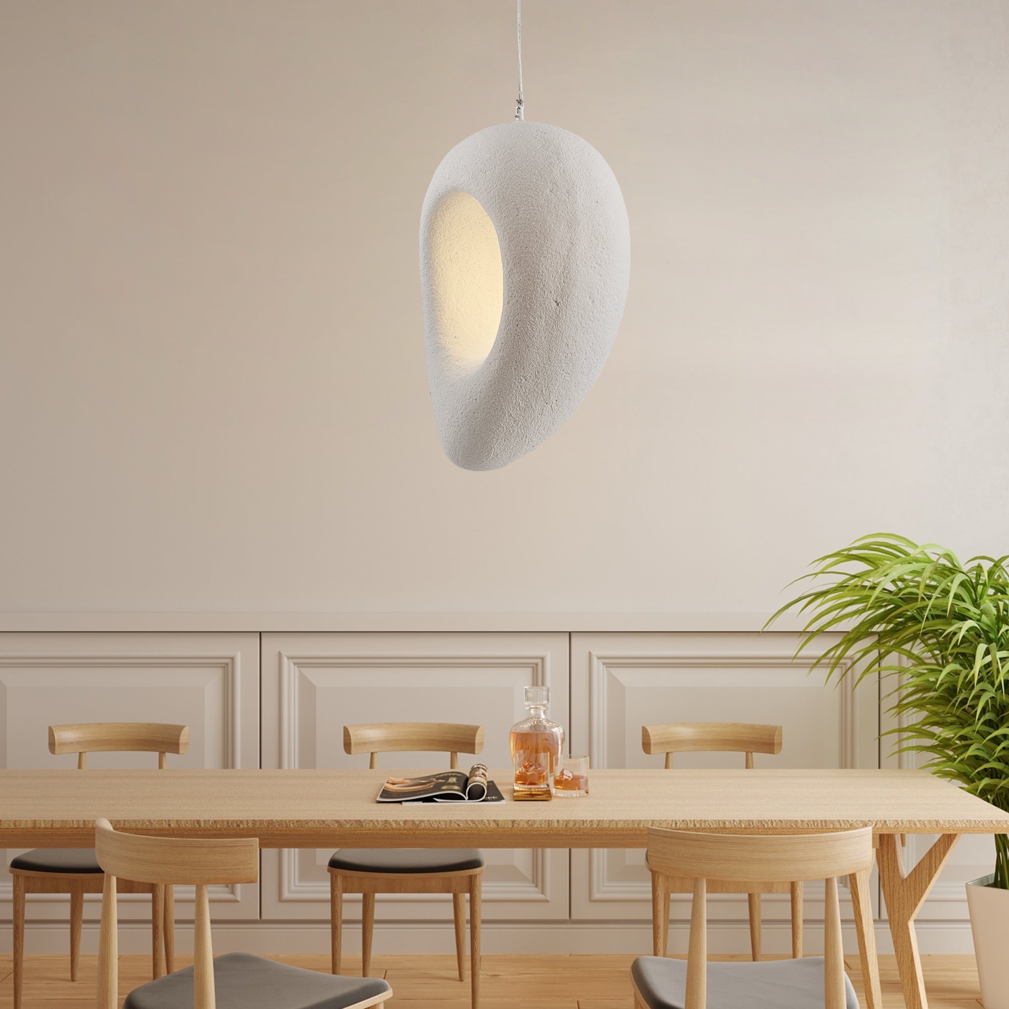 Uraeia Modern Minimalistisch Wabi Pendelleuchte-Letslighting