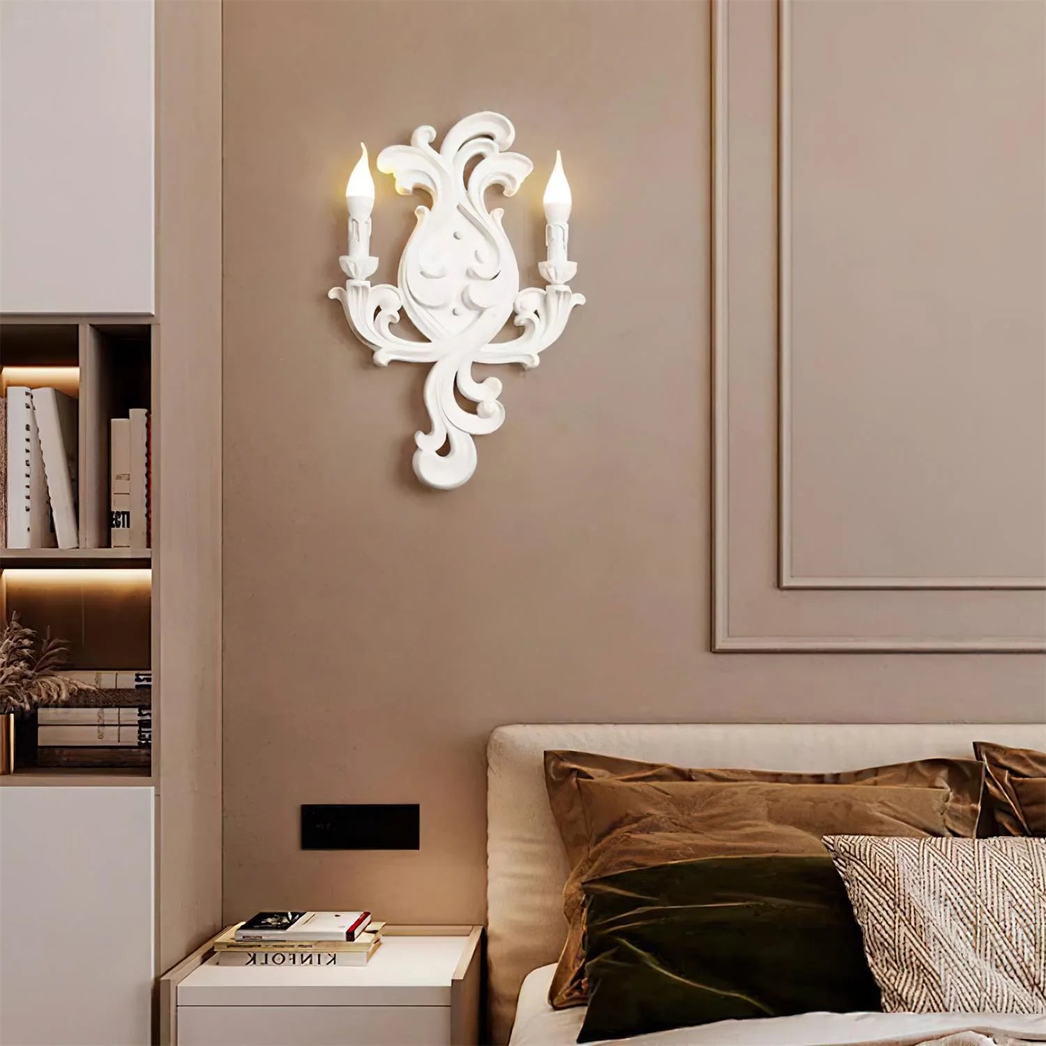 Eon Gips Eleganz Traditionell Wandleuchte-Letslighting