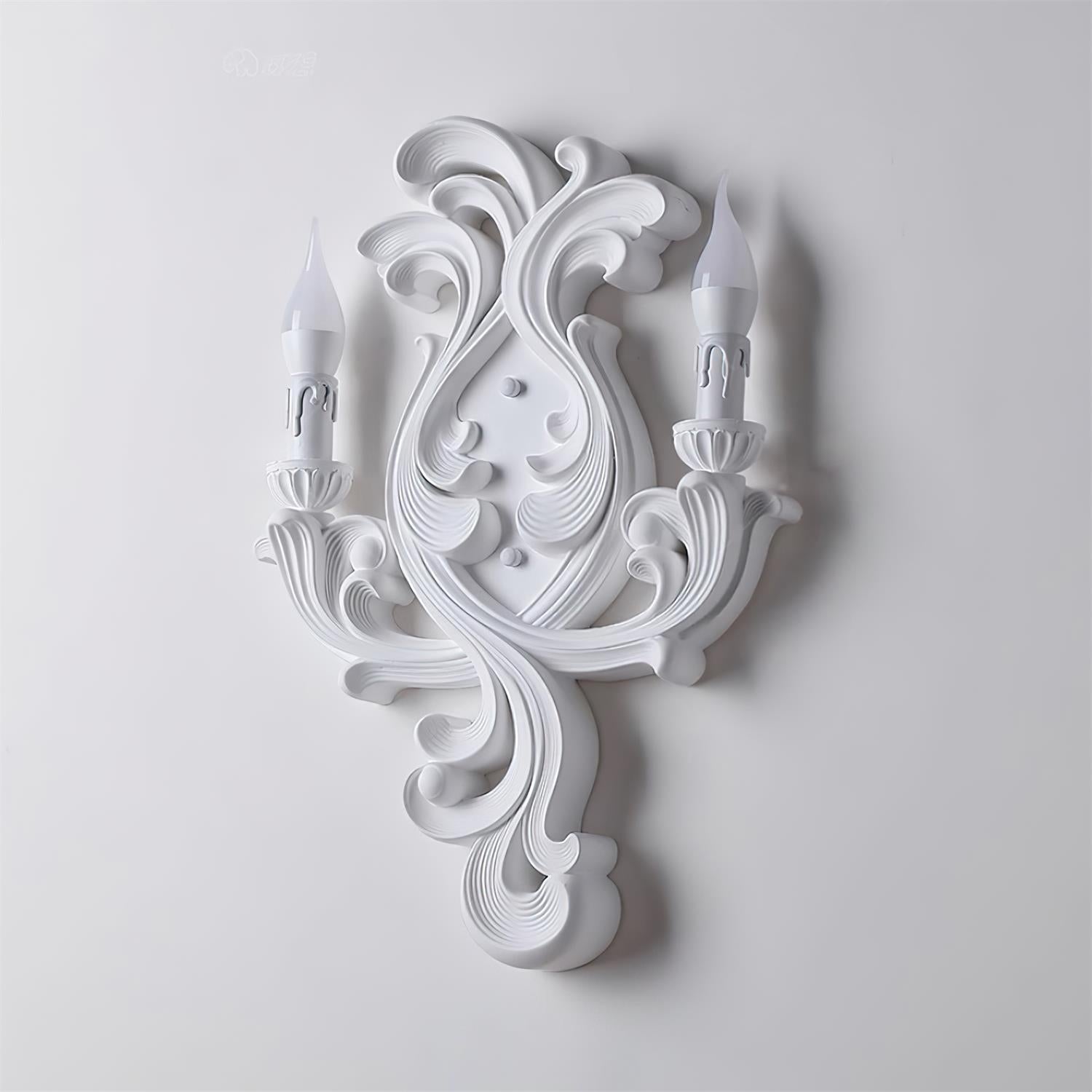 Vellum Skulpturale Wandleuchte Stuck Kerzenarme-Letslighting