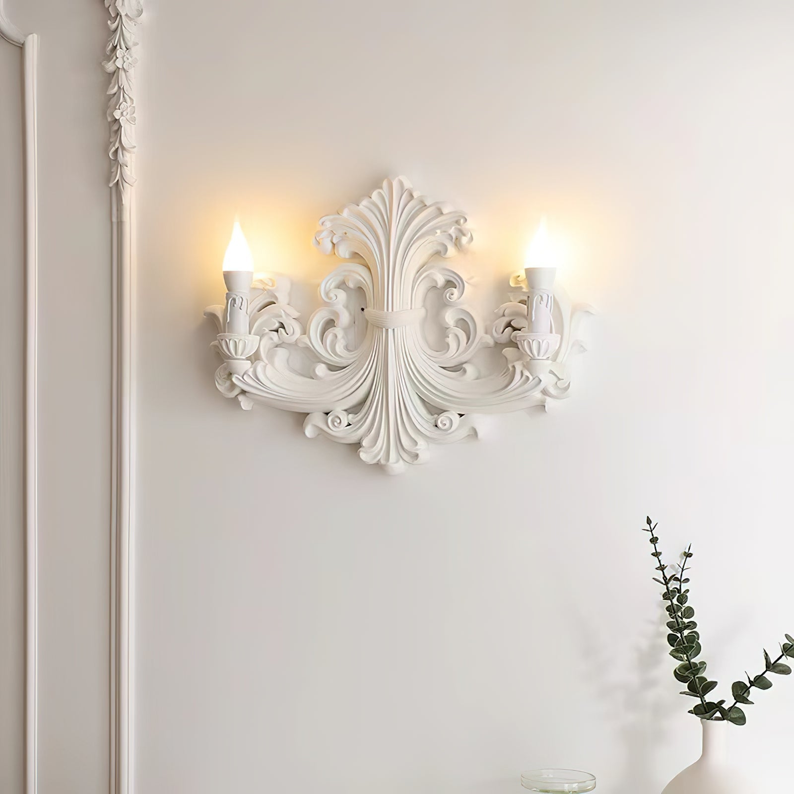 Eon Gips Eleganz Traditionell Wandleuchte-Letslighting