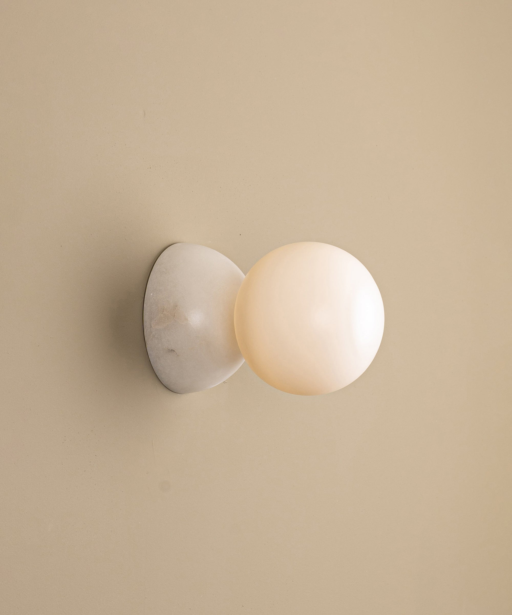 Fable Marmor Glas Wandleuchte-Letslighting