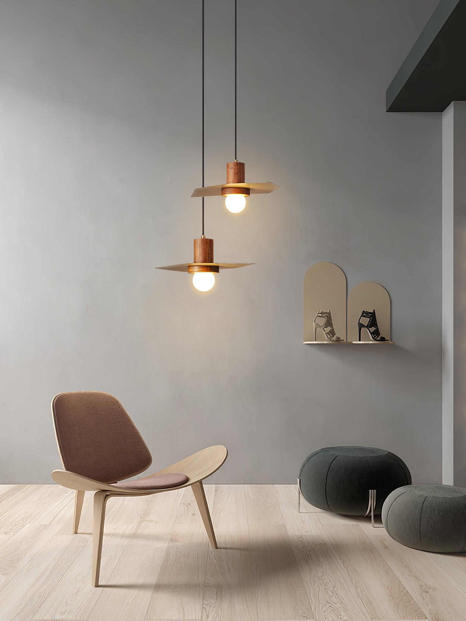 Olvenan Premium Nordic Art Holz Pendelleuchte-Letslighting