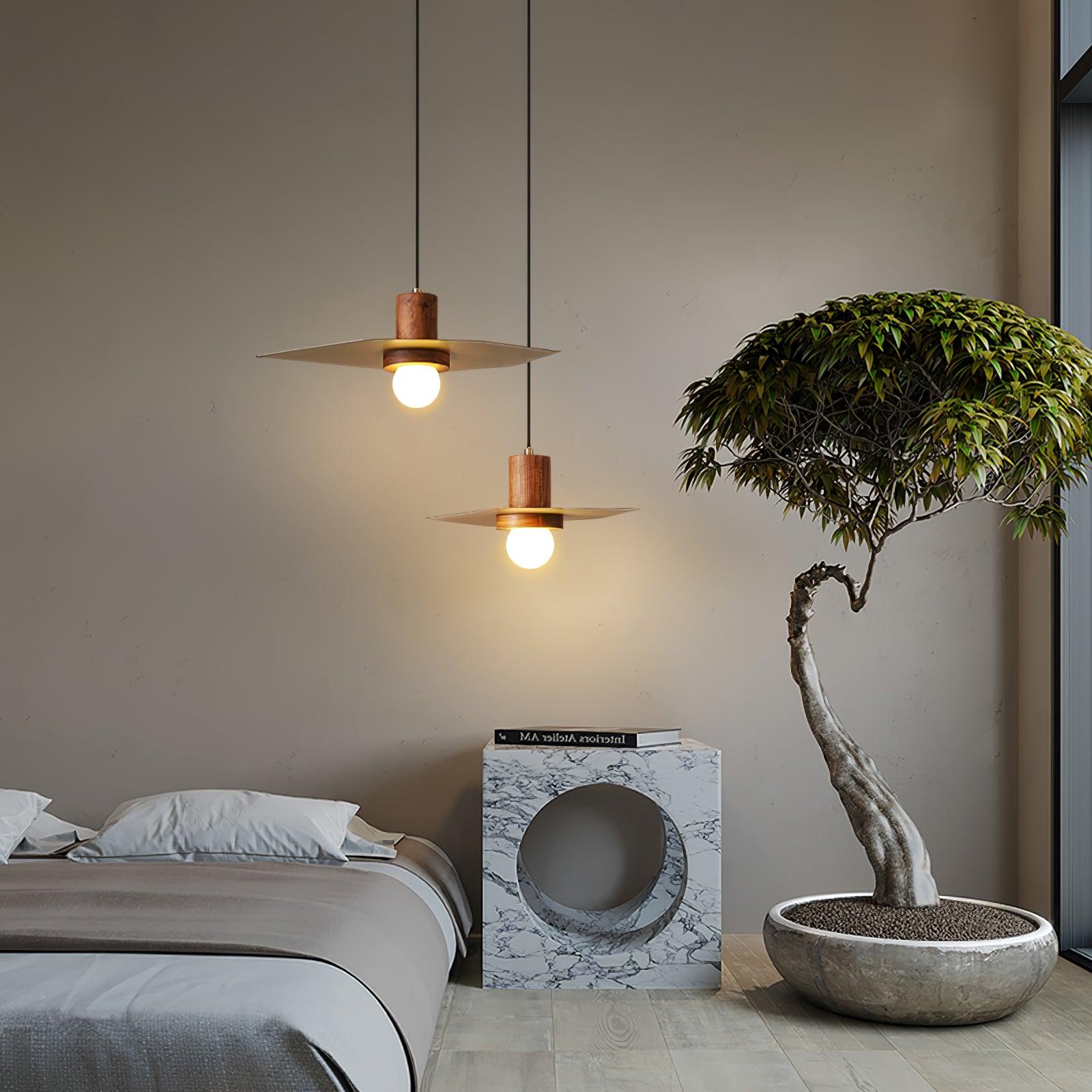 Olvenan Premium Nordic Art Holz Pendelleuchte-Letslighting