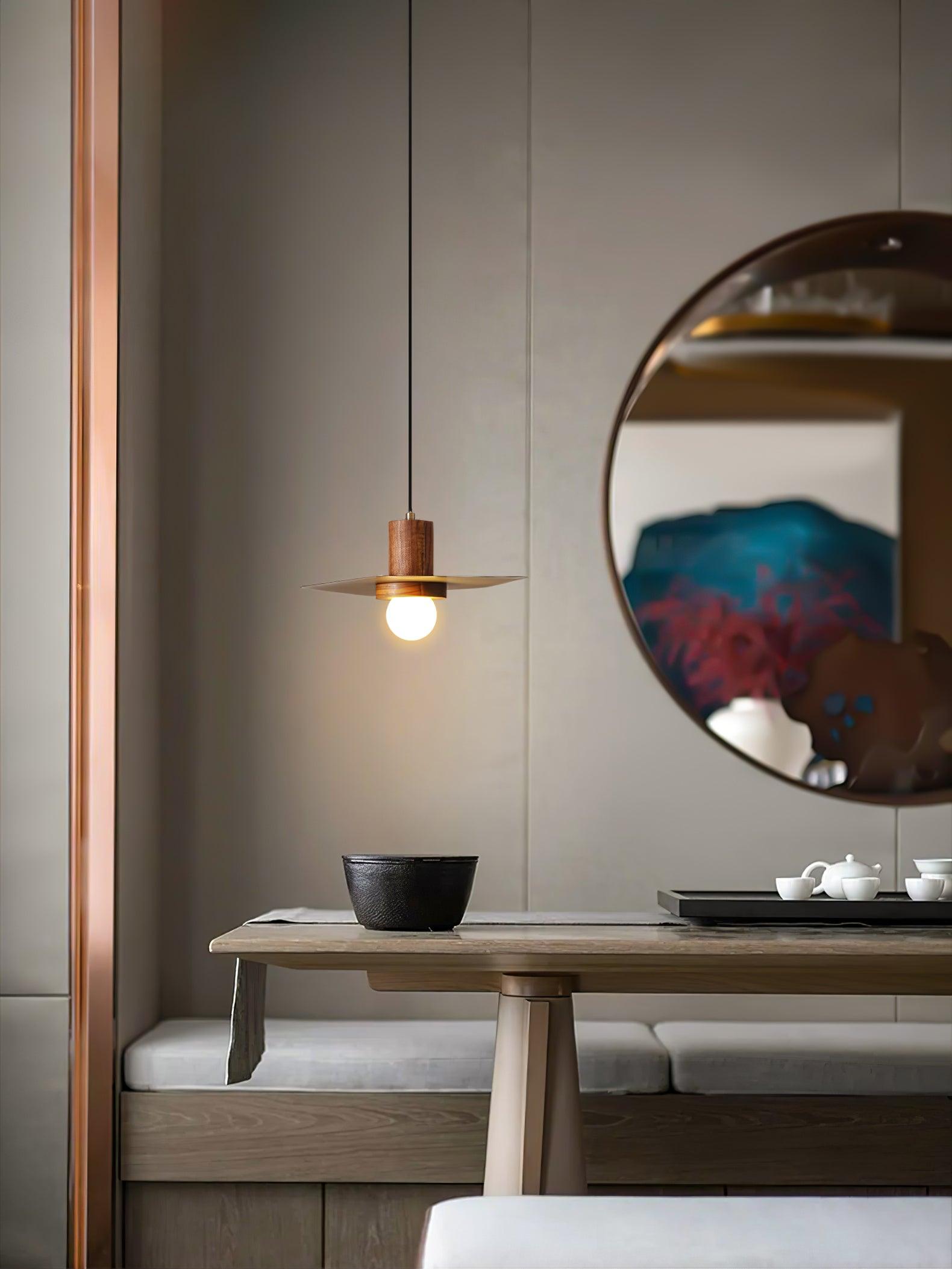 Olvenan Premium Nordic Art Holz Pendelleuchte-Letslighting