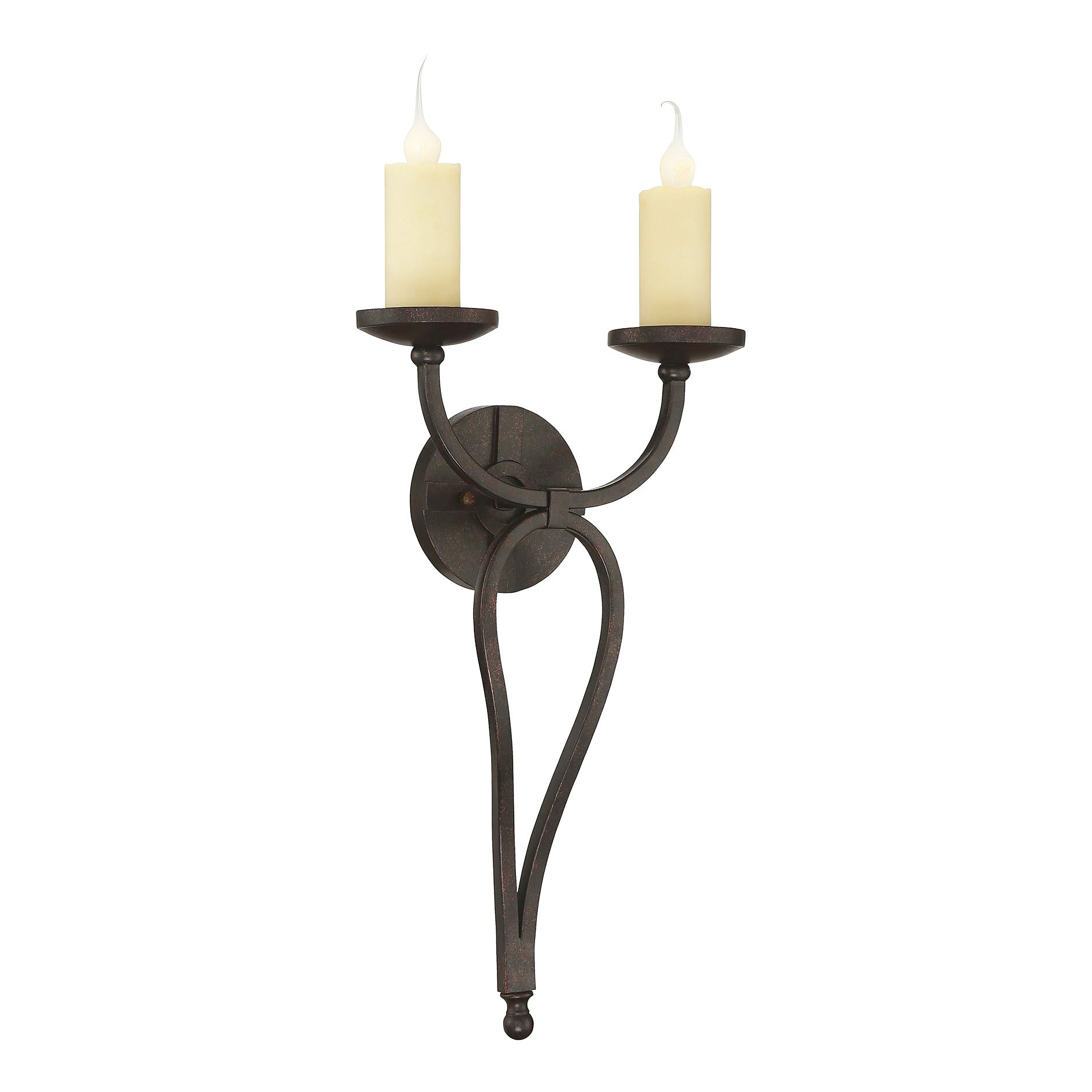 Iota Industrielle Vintage Wandleuchte aus Kupfer-Letslighting