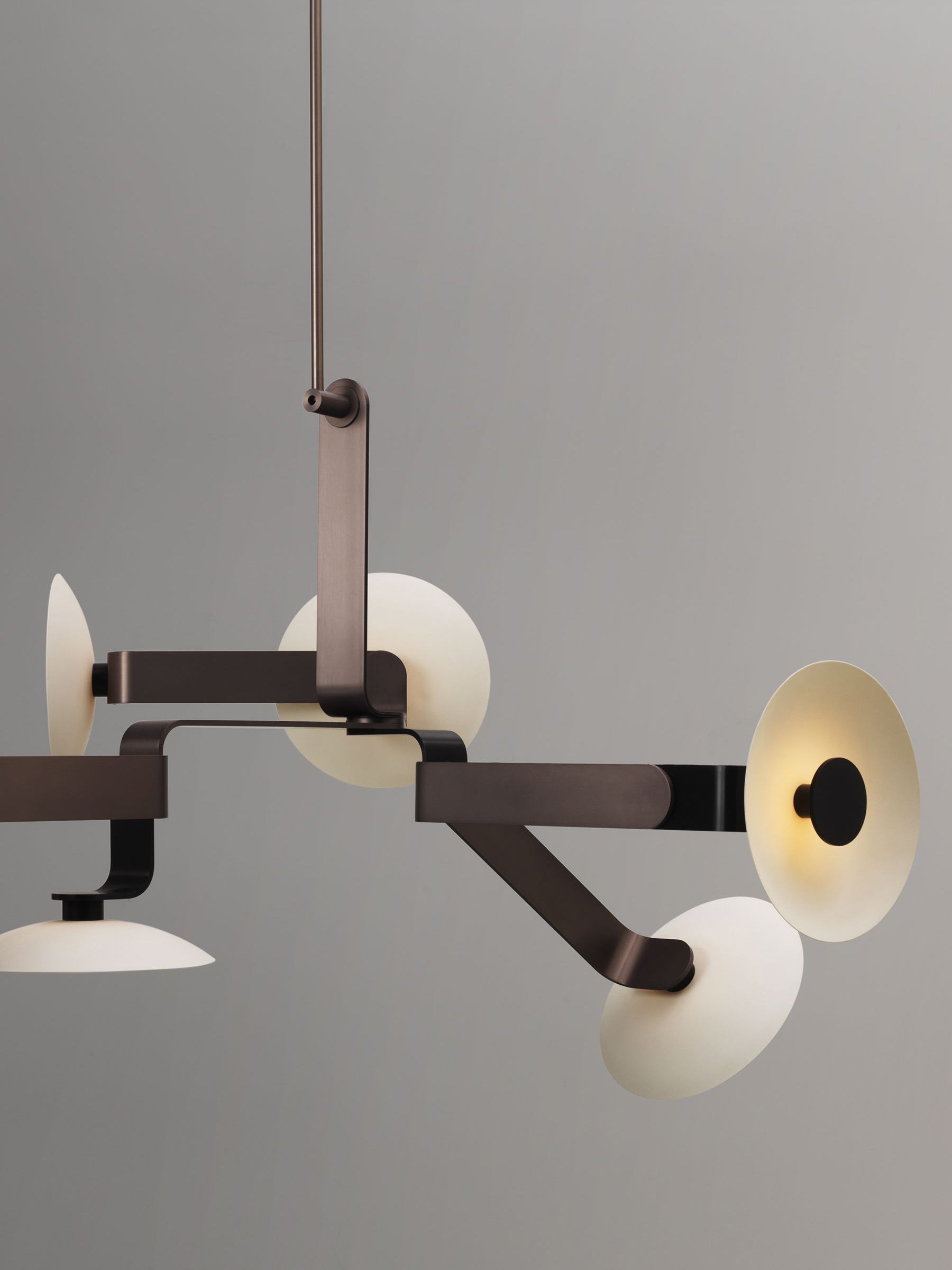 Jade Moderner Brauner Kronleuchter-Letslighting