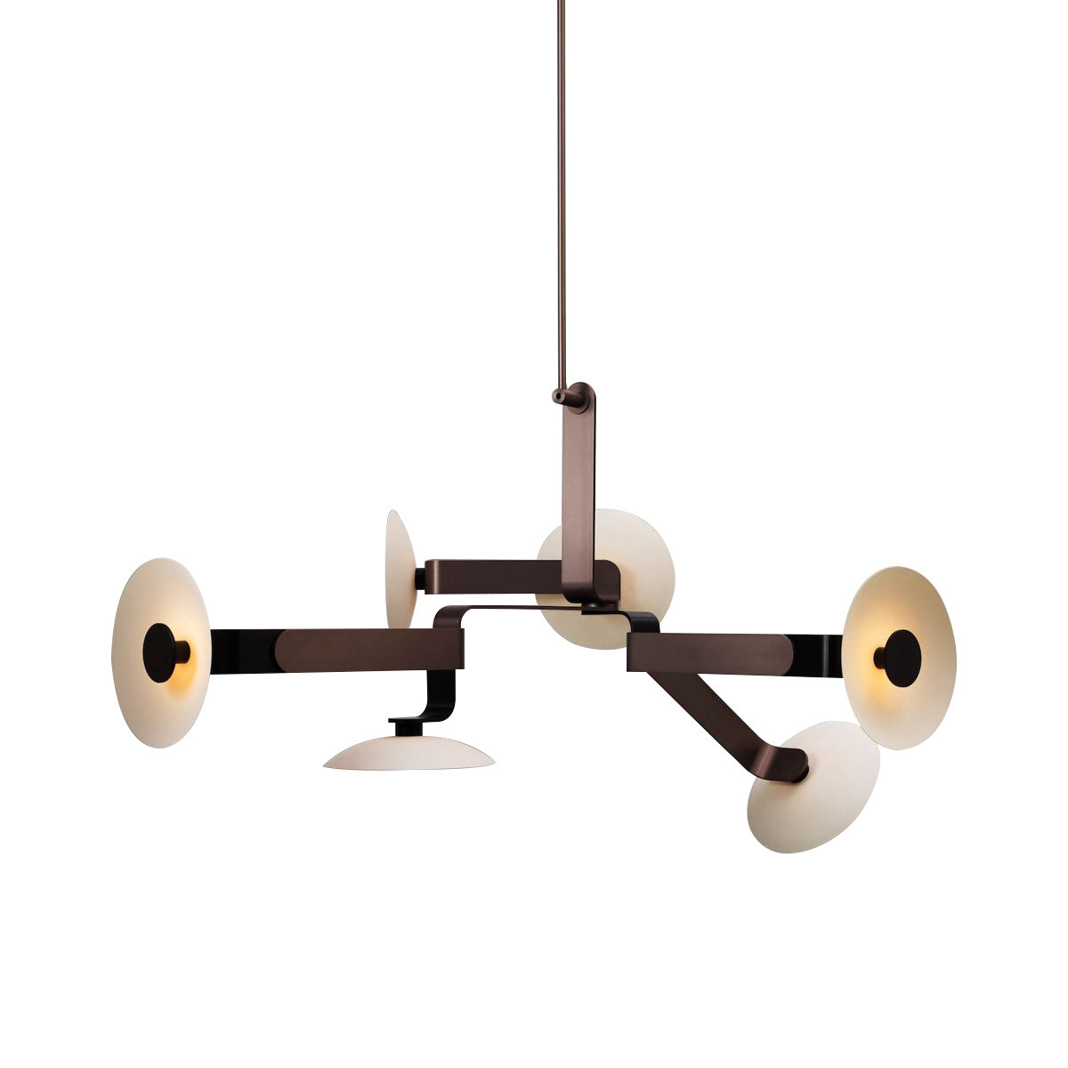 Jade Moderner Brauner Kronleuchter-Letslighting