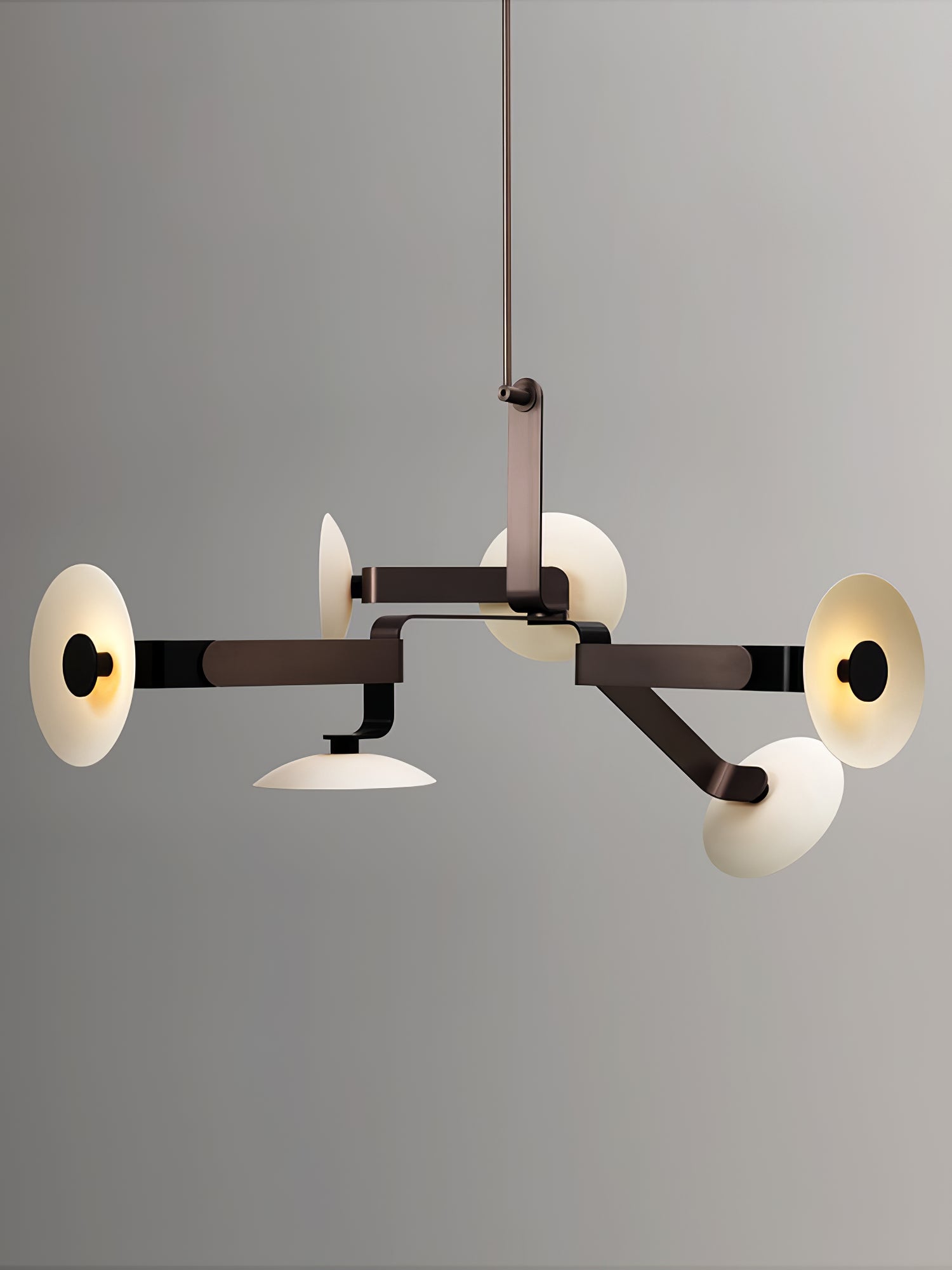 Jade Moderner Brauner Kronleuchter-Letslighting