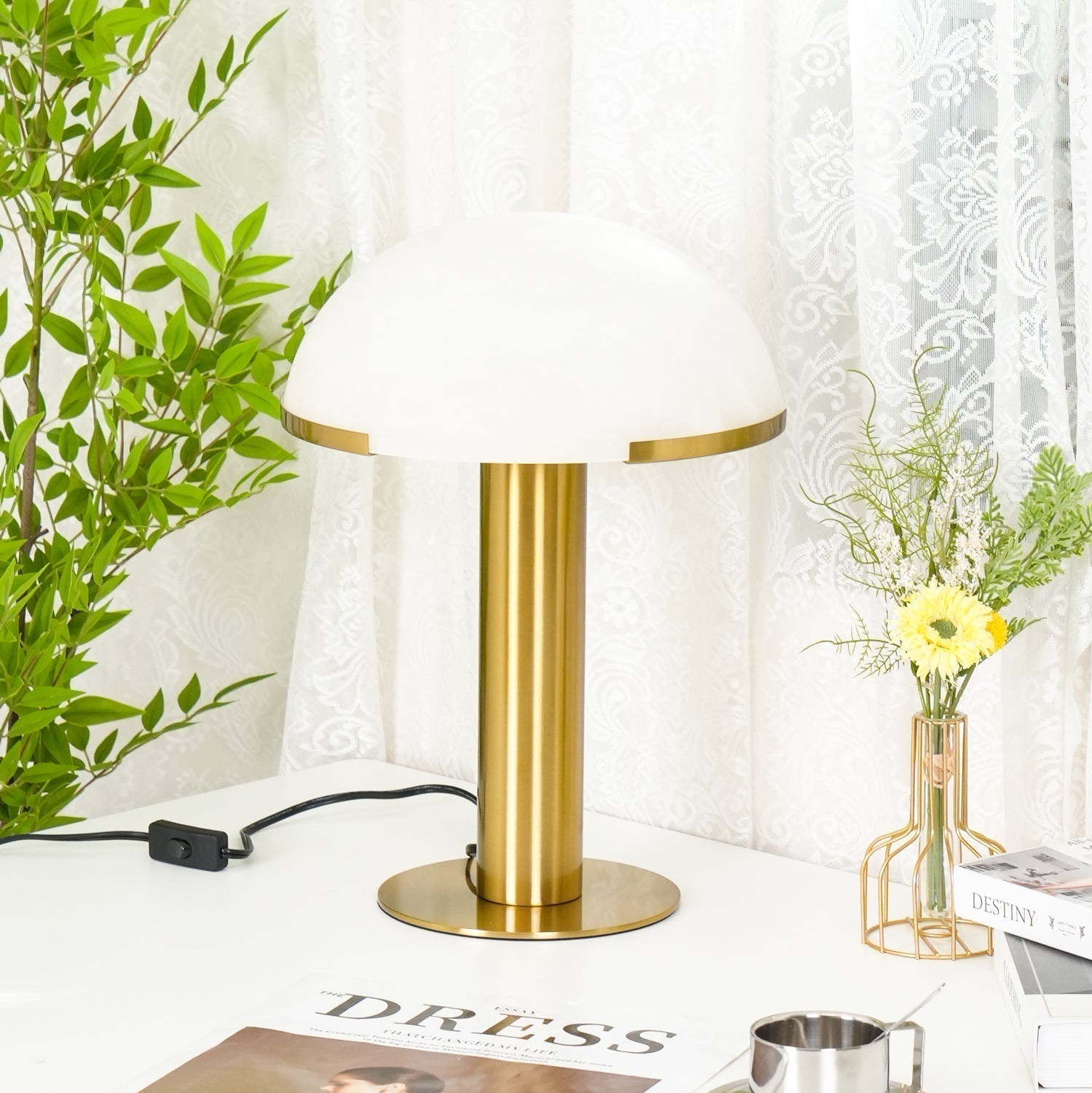 Ibera Alabaster Table Lamp - Letslighting