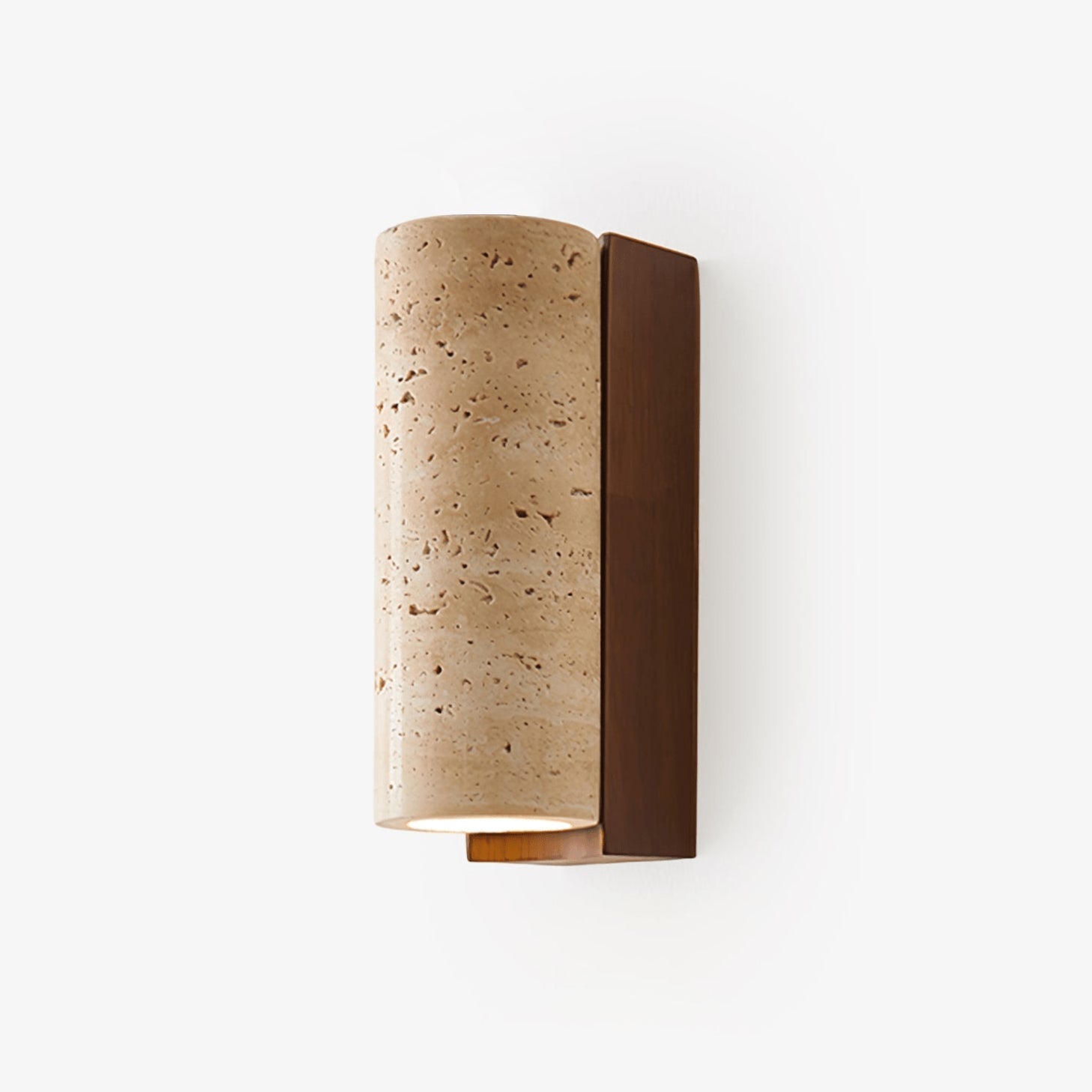 Lysandra Cylindrical Travertine Wall Light - Blowlighting