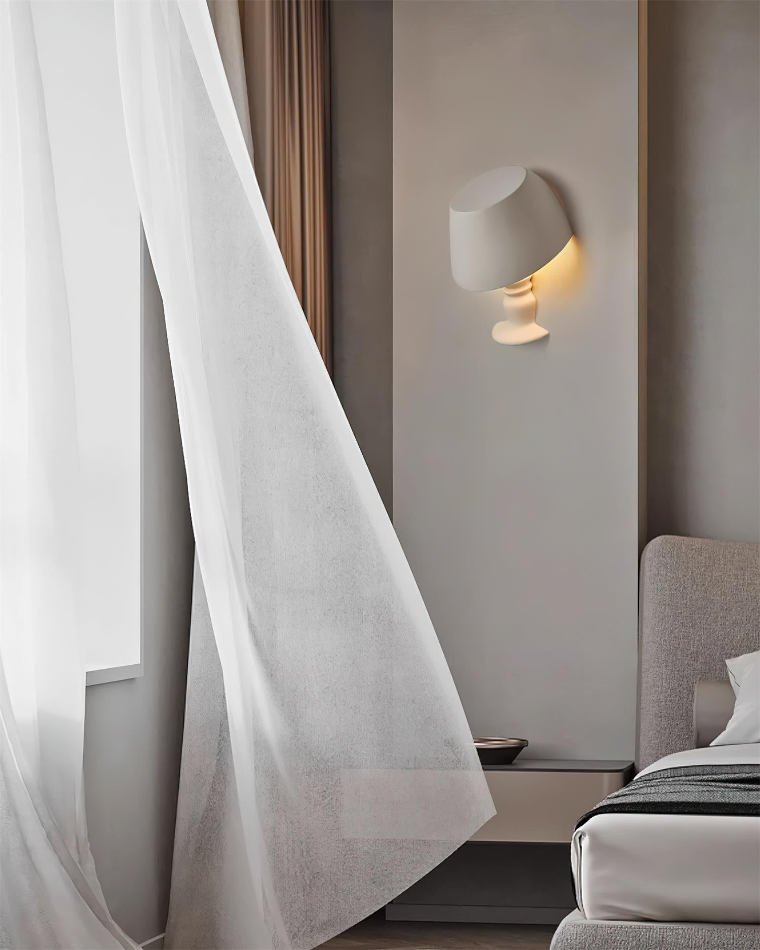Miro Wandleuchte Skulptural Gips Minimalistisch-Letslighting