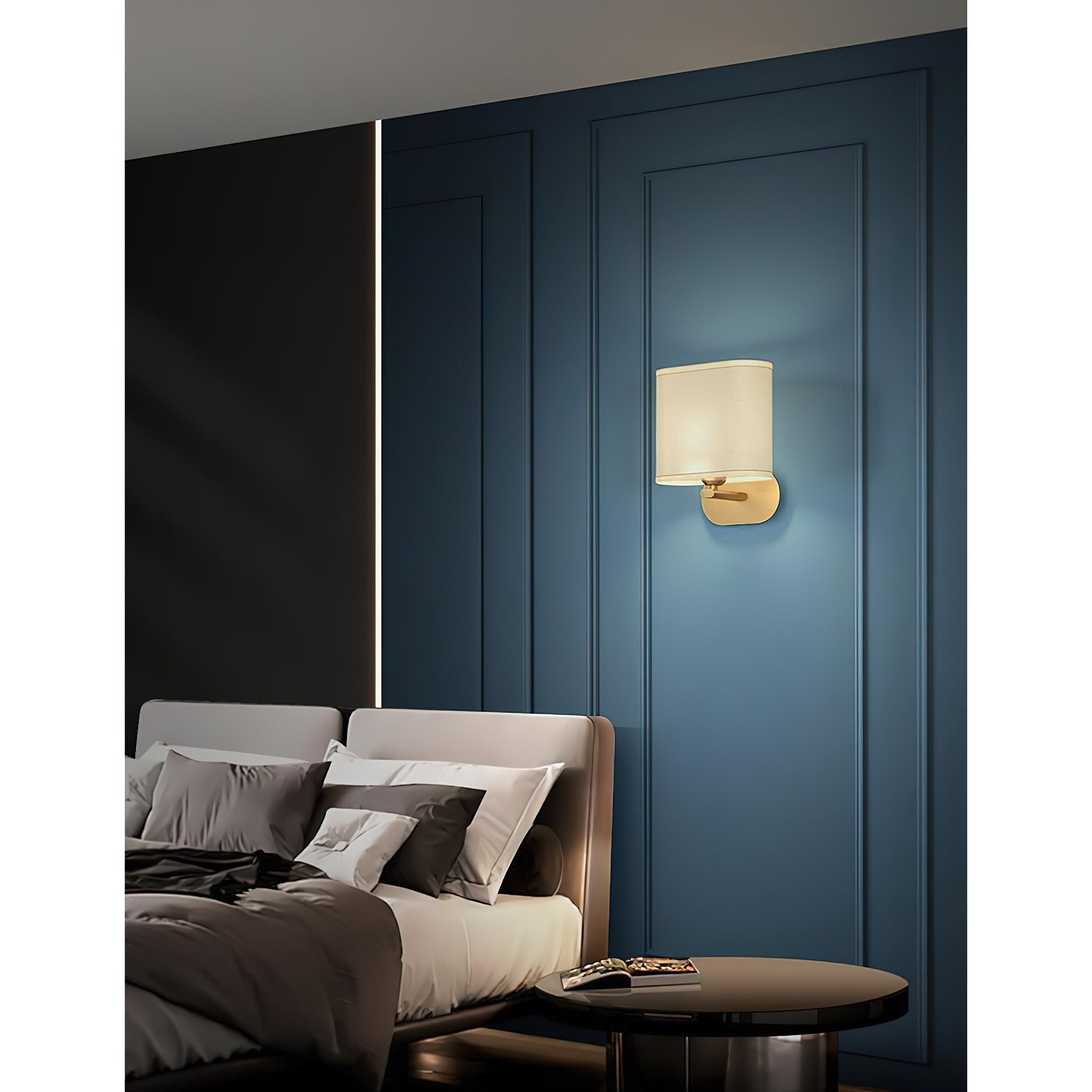 Myth Wandleuchte aus Messinggewebe-Letslighting