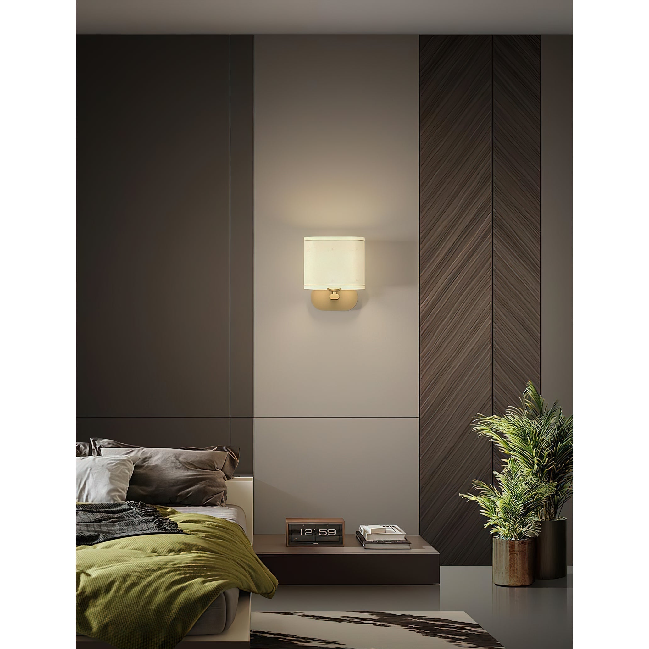 Myth Wandleuchte aus Messinggewebe-Letslighting