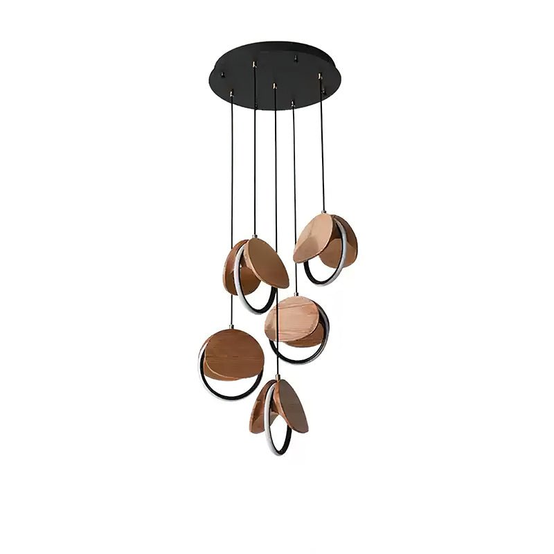 Avvelen Geometrische Holz Pendelleuchte-Letslighting
