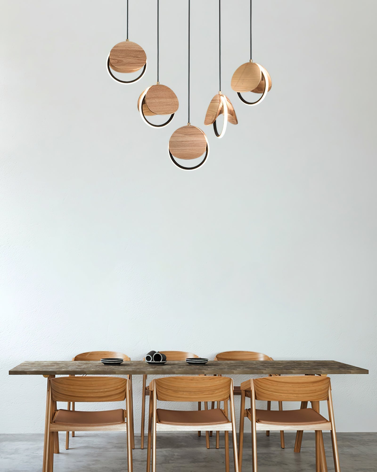 Avvelen Geometrische Holz Pendelleuchte-Letslighting