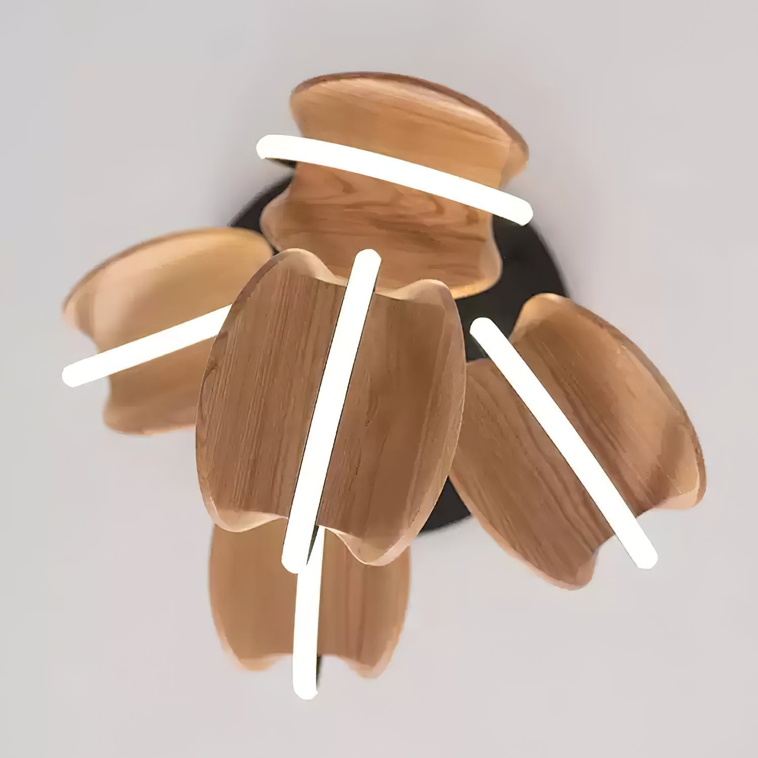 Avvelen Geometrische Holz Pendelleuchte-Letslighting