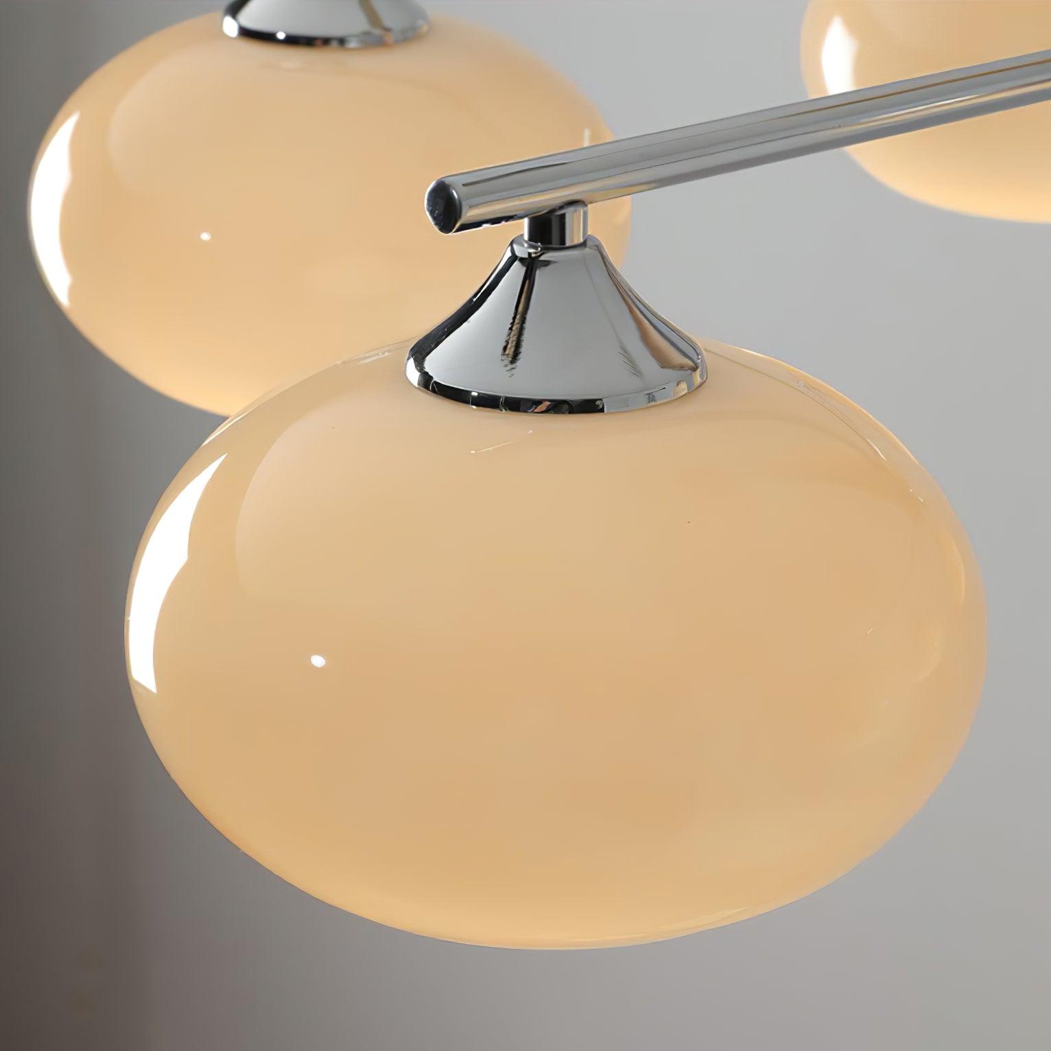 Lustra Kronleuchter Persimmon Glas Mid-Century-Letslighting