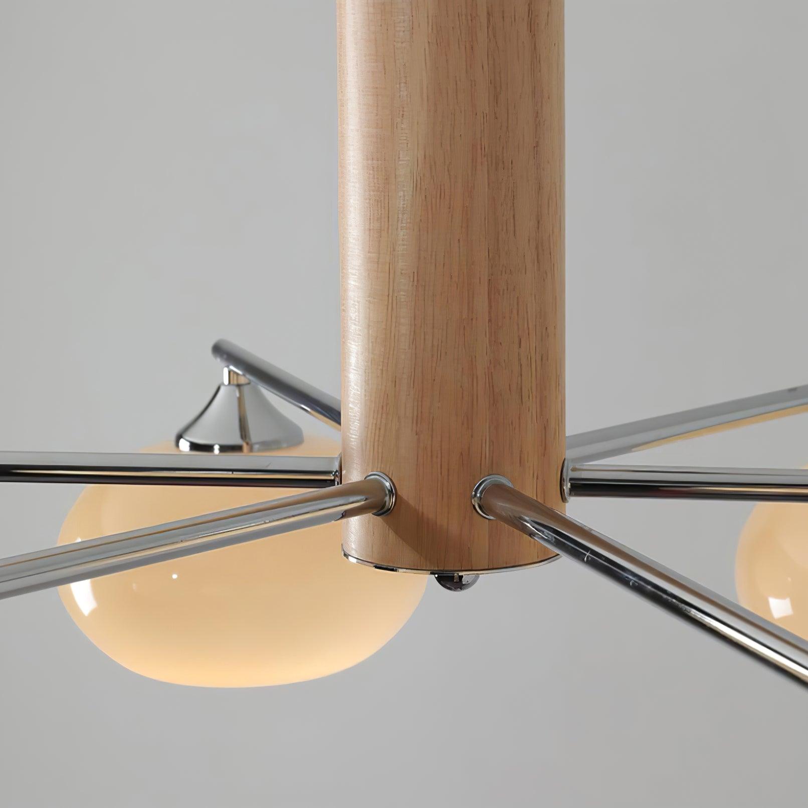 Lustra Kronleuchter Persimmon Glas Mid-Century-Letslighting