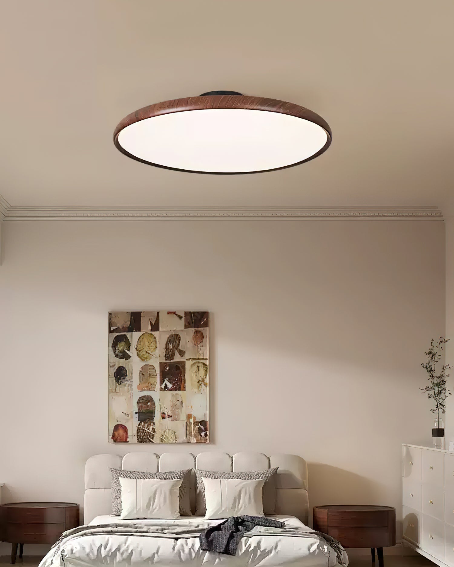 Cavelo Oval Halb-Aufbaumontierte Deckenleuchte-Letslighting