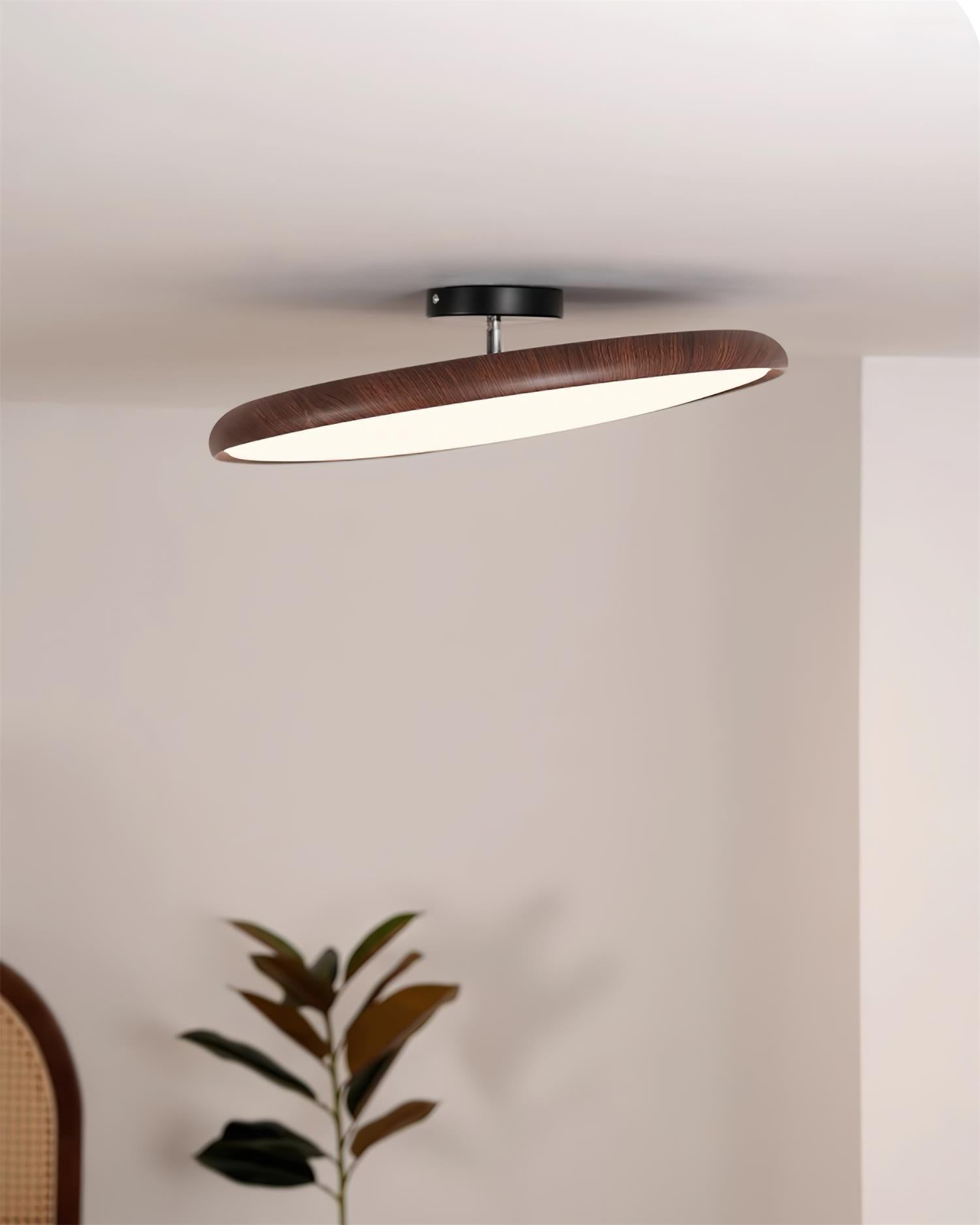 Cavelo Oval Halb-Aufbaumontierte Deckenleuchte-Letslighting