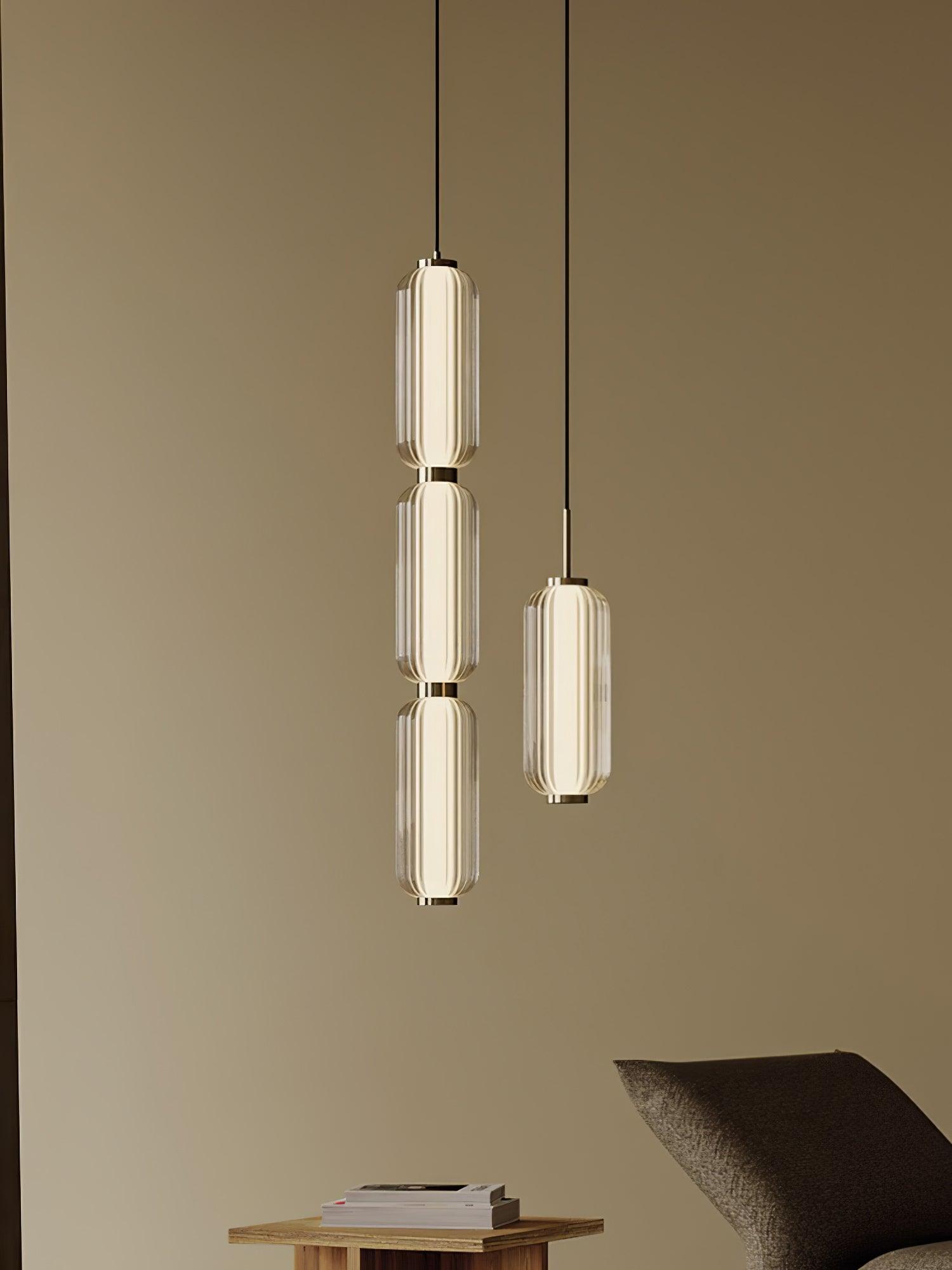 Cylindra Modern Glas Pendelleuchte Lampe-Letslighting