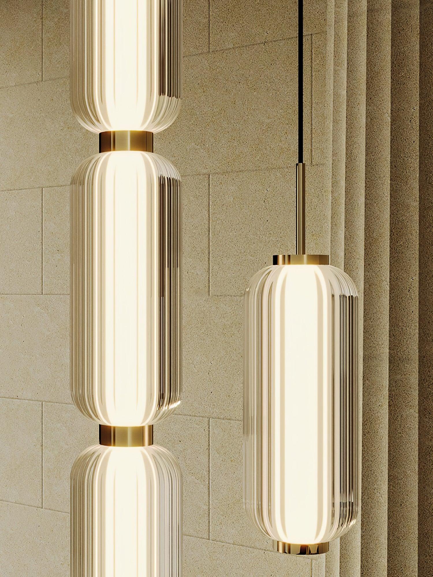 Cylindra Modern Glas Pendelleuchte Lampe-Letslighting