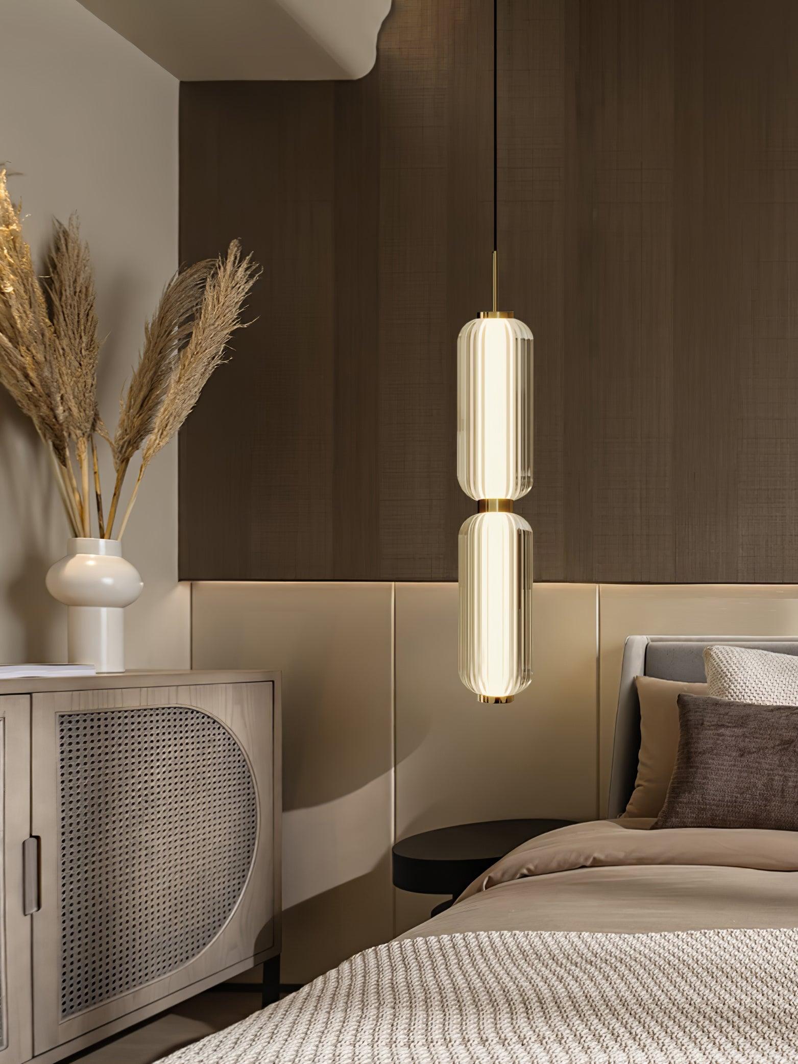 Cylindra Modern Glas Pendelleuchte Lampe-Letslighting