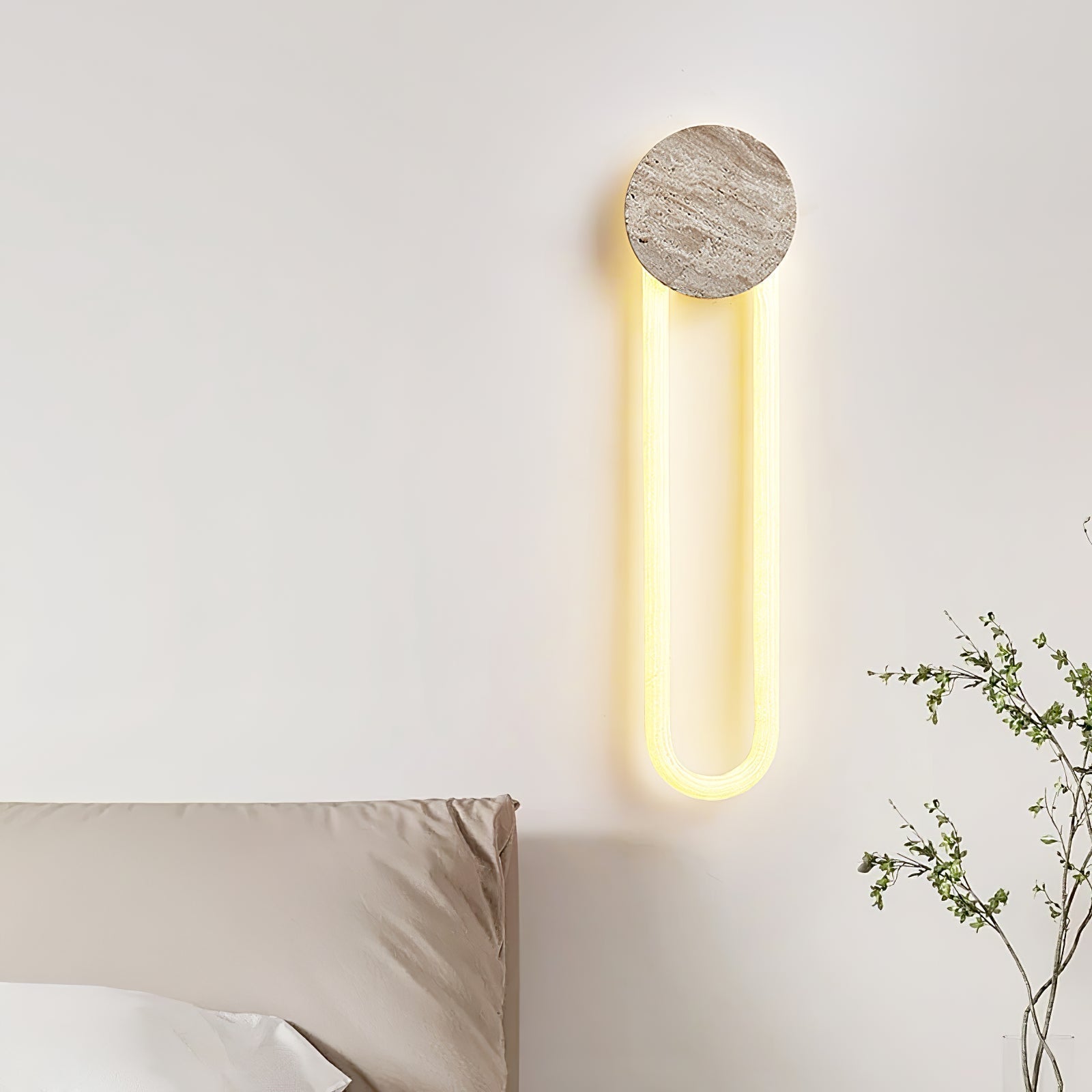 Mysole Travertine Wall Light - Neutralighting