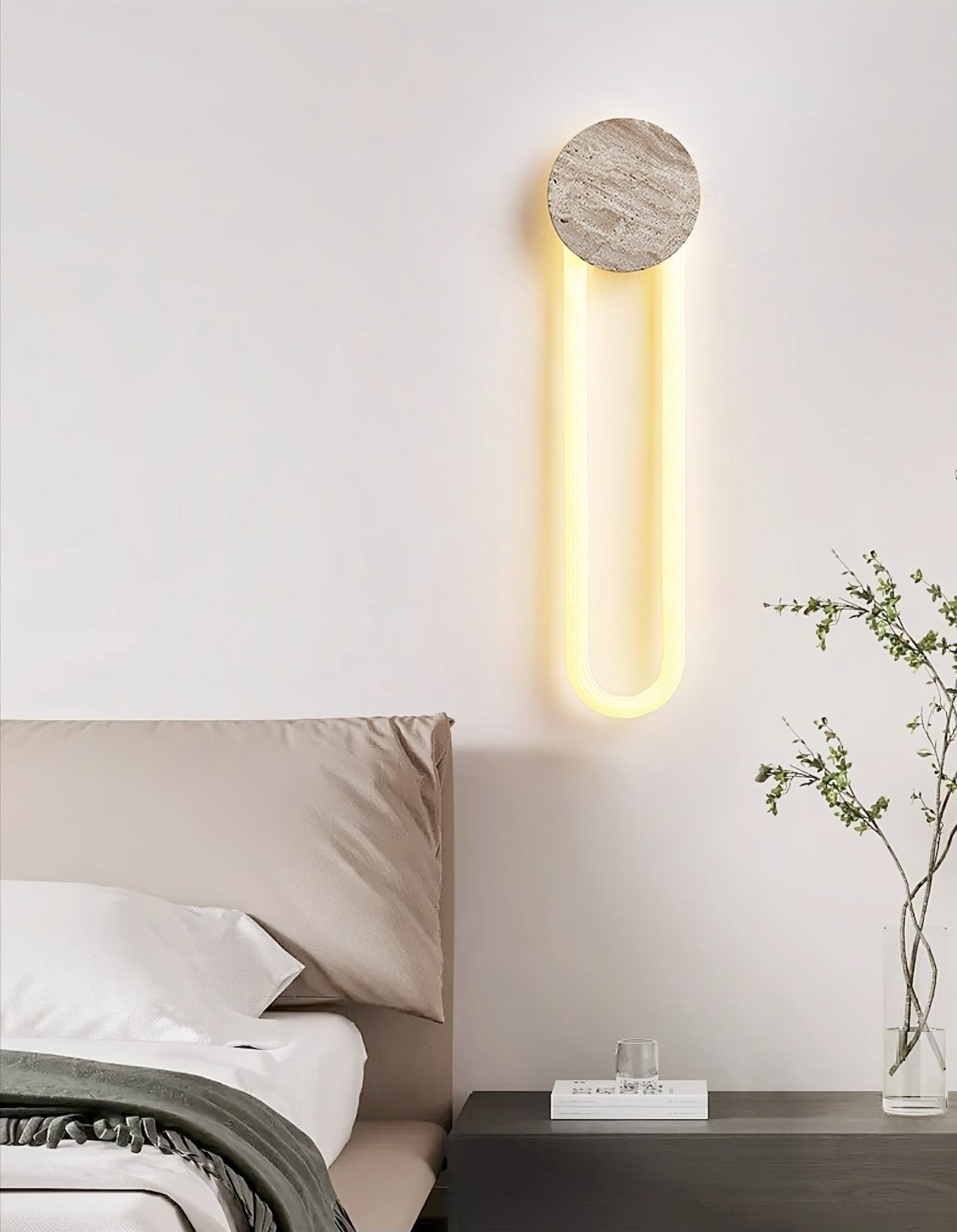 Mysole Travertine Wall Light - Neutralighting