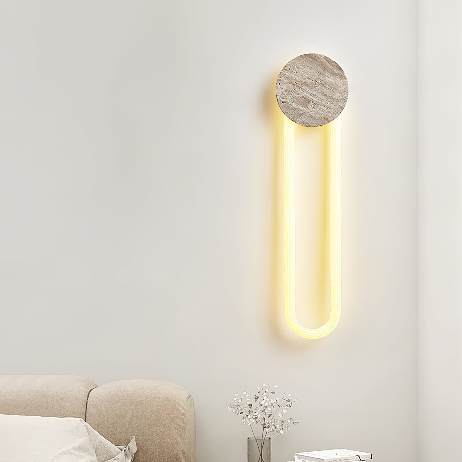 Mysole Travertine Wall Light - Neutralighting