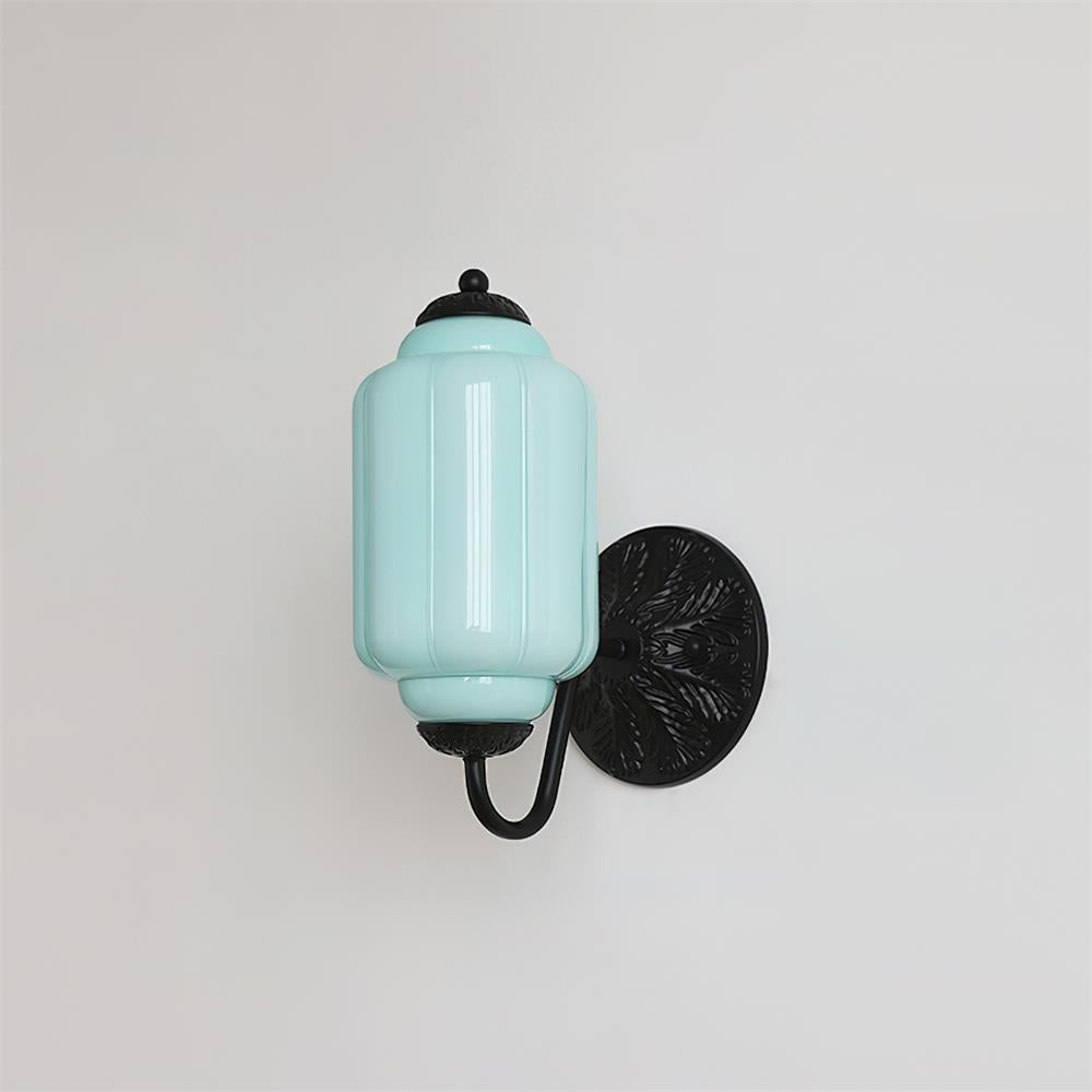 Melvane Vintage Rosa Glas Wandleuchte-Letslighting