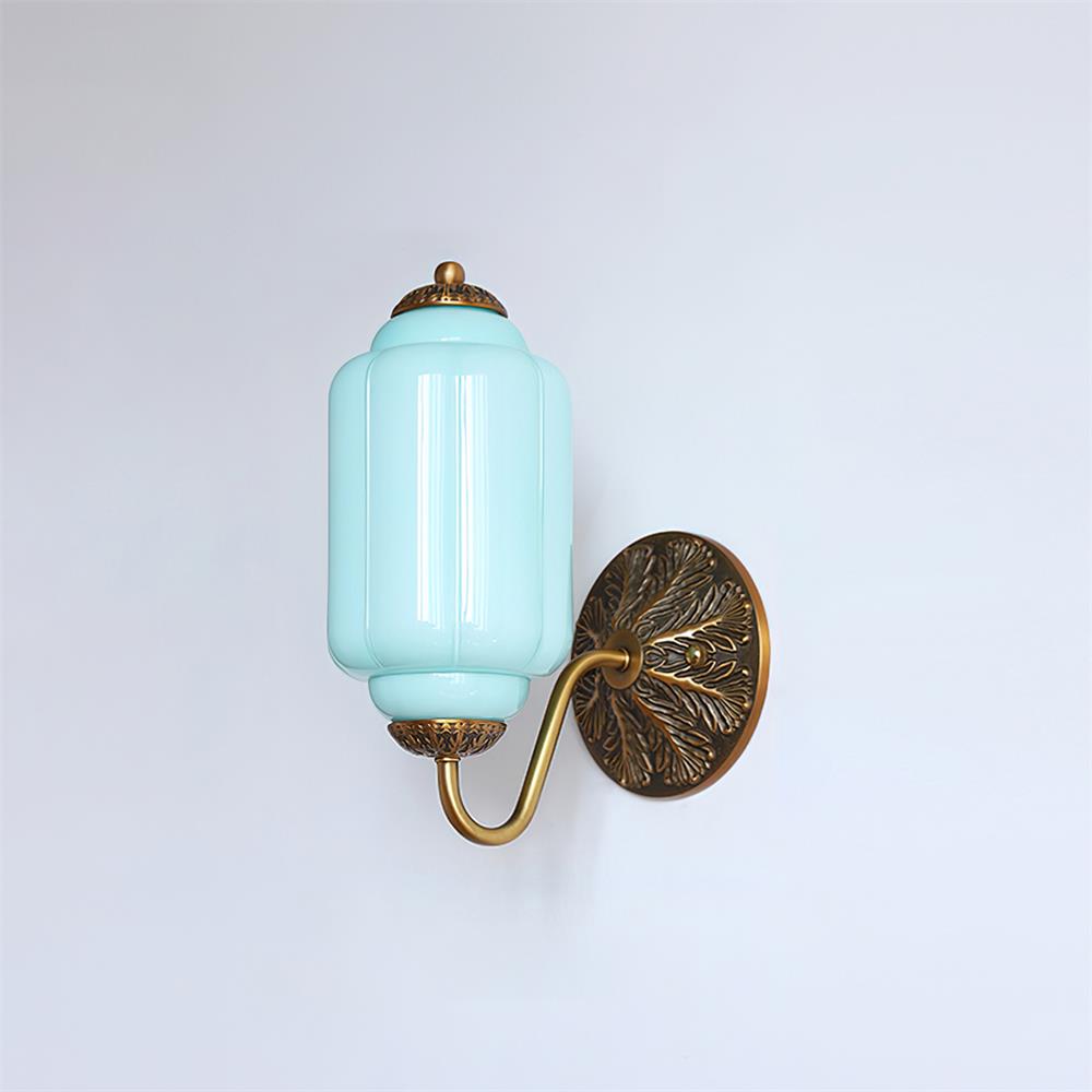 Melvane Vintage Rosa Glas Wandleuchte-Letslighting