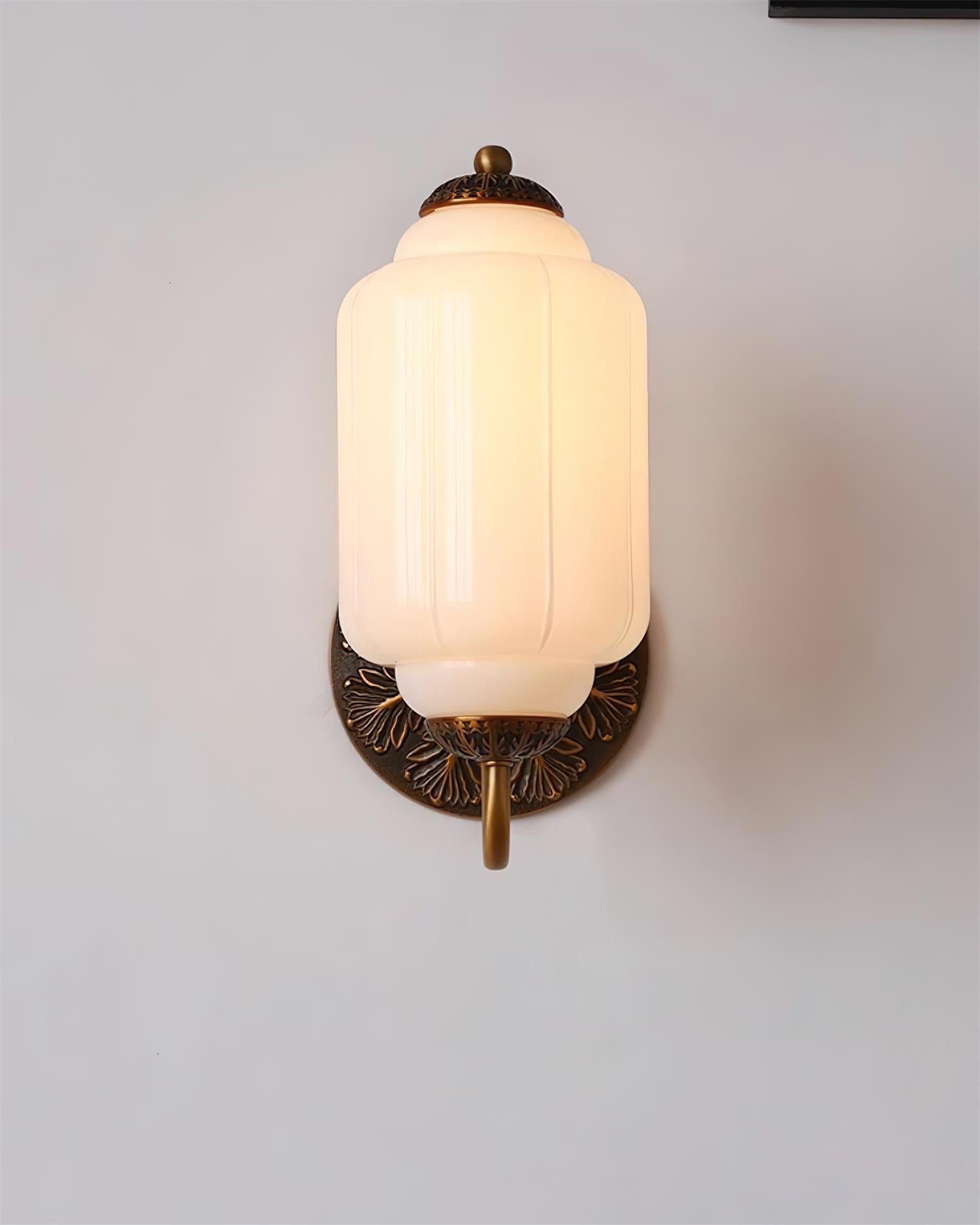 Melvane Vintage Rosa Glas Wandleuchte-Letslighting