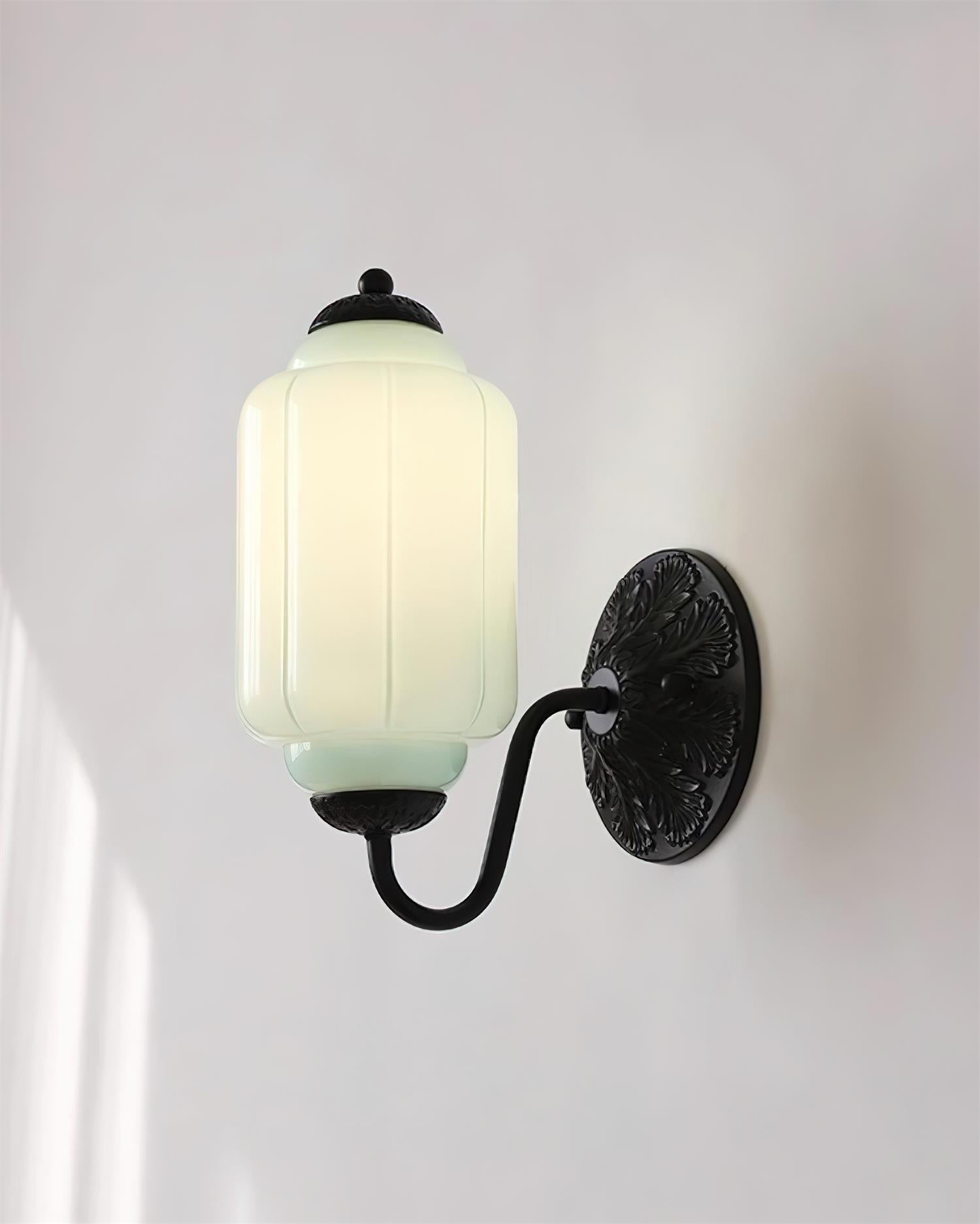 Melvane Vintage Rosa Glas Wandleuchte-Letslighting