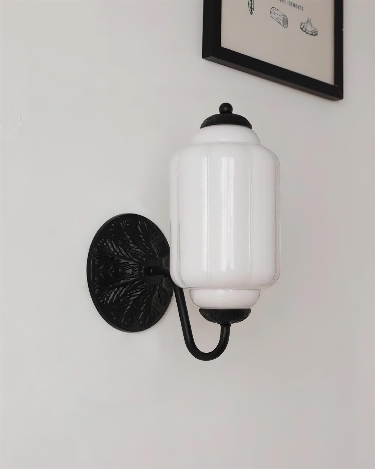 Melvane Vintage Rosa Glas Wandleuchte-Letslighting