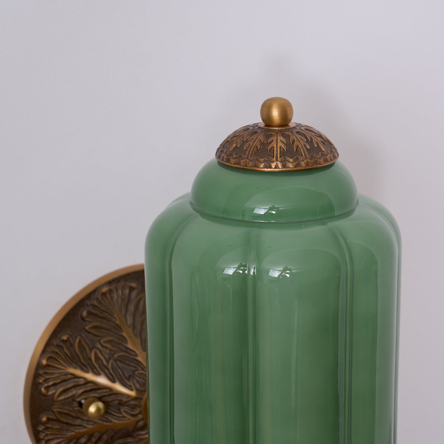 Melvane Vintage Rosa Glas Wandleuchte-Letslighting