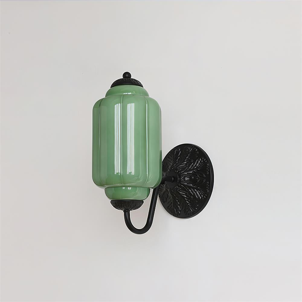 Melvane Vintage Rosa Glas Wandleuchte-Letslighting