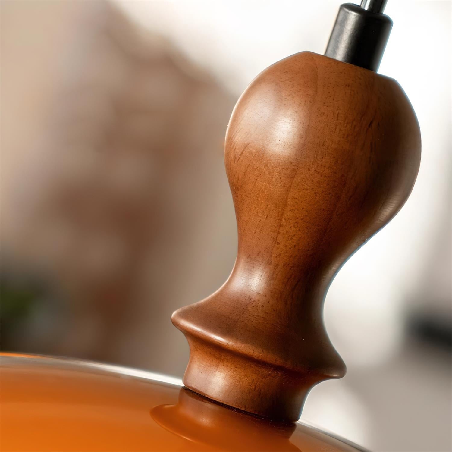 Solven Amber Glass Dome Pendant Light - Letslighting