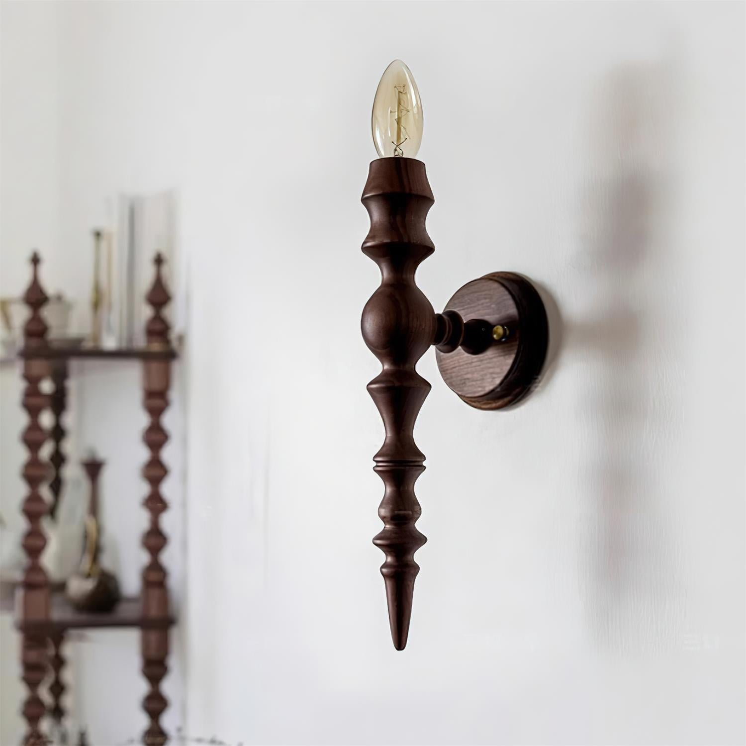 Wandleuchte Modern Vintage Holz Körper Mehrere Holz Oberflächen-Letslighting