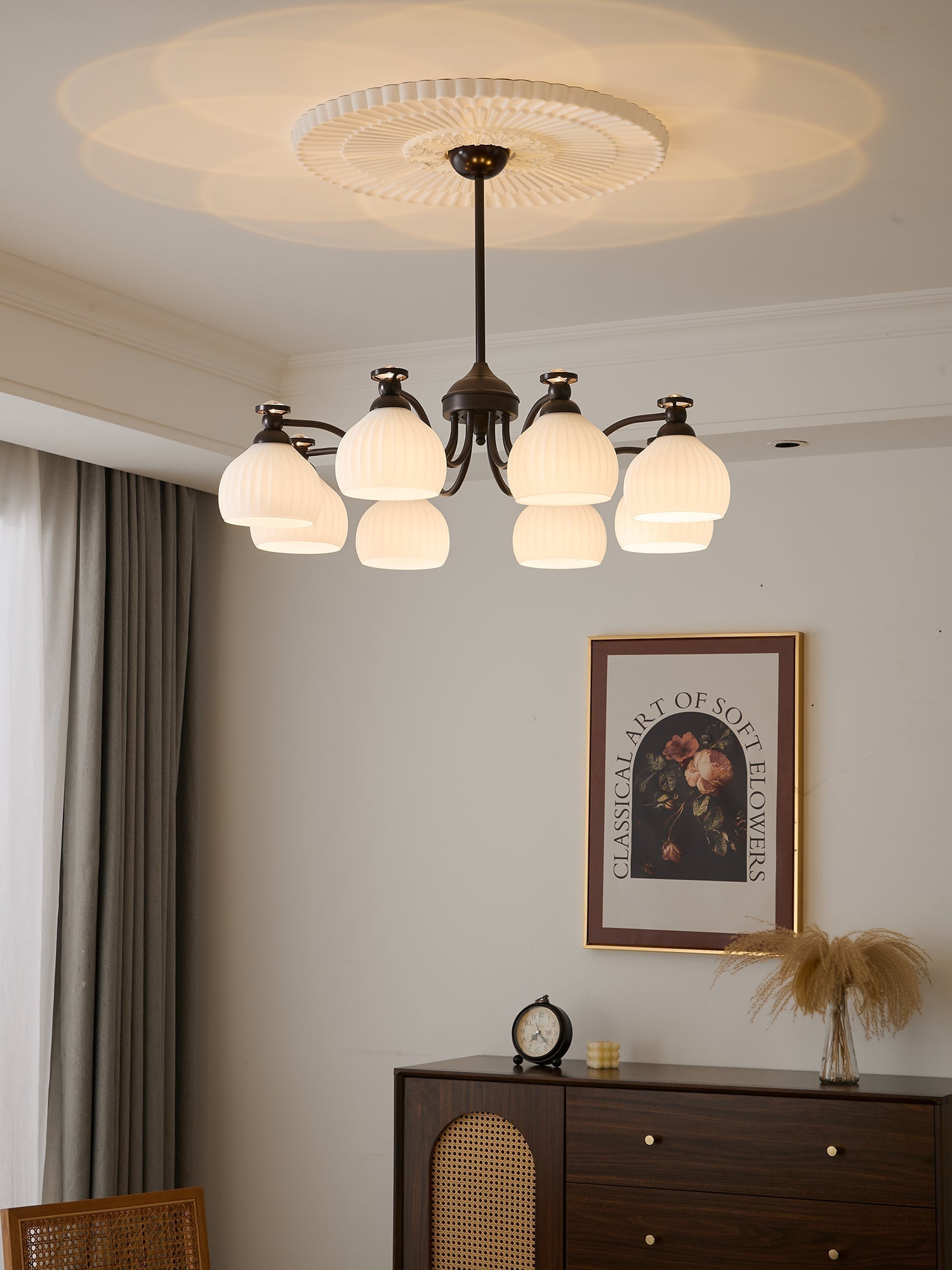 Calaeor Eleganter Premium-Glaskronleuchter-Letslighting