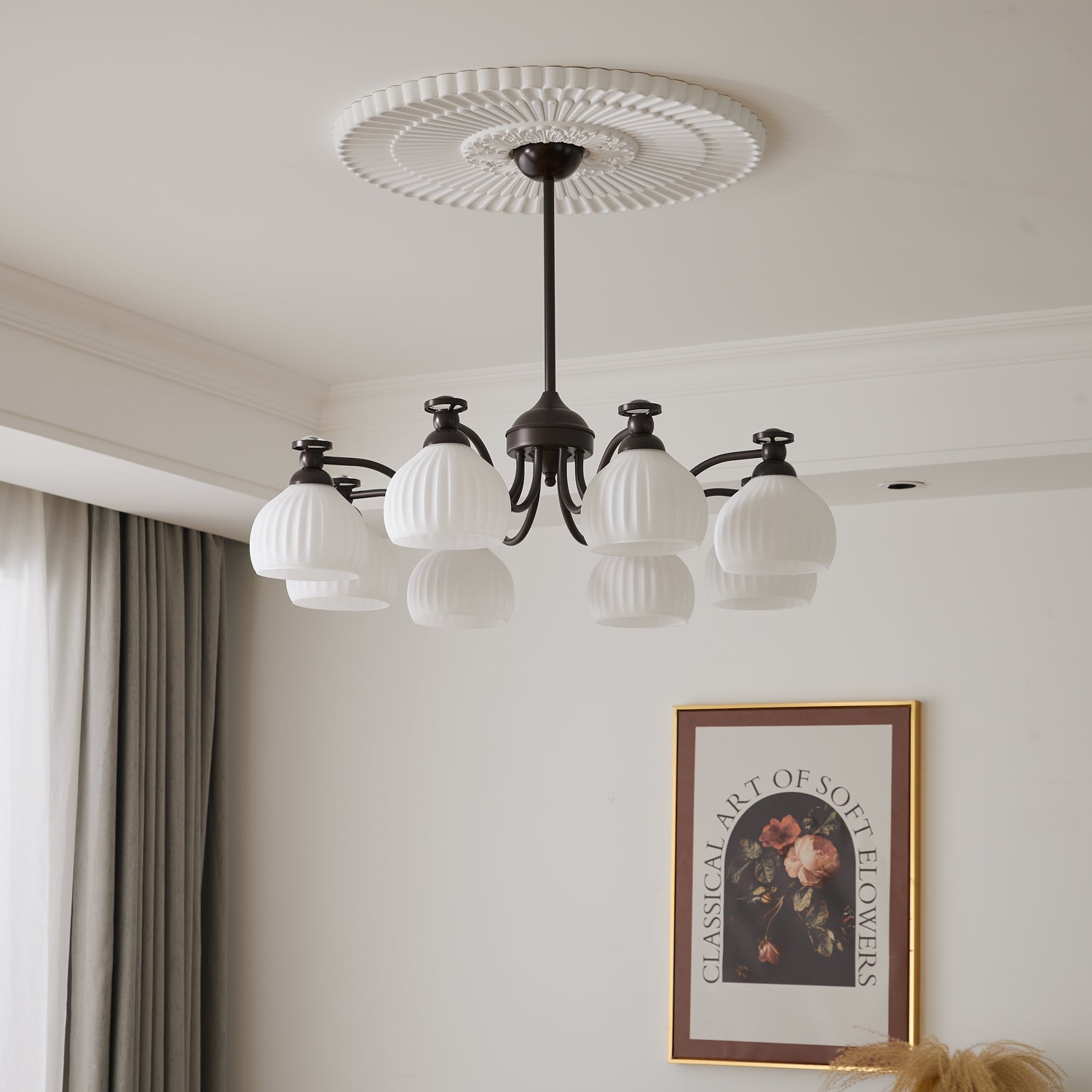 Calaeor Eleganter Premium-Glaskronleuchter-Letslighting
