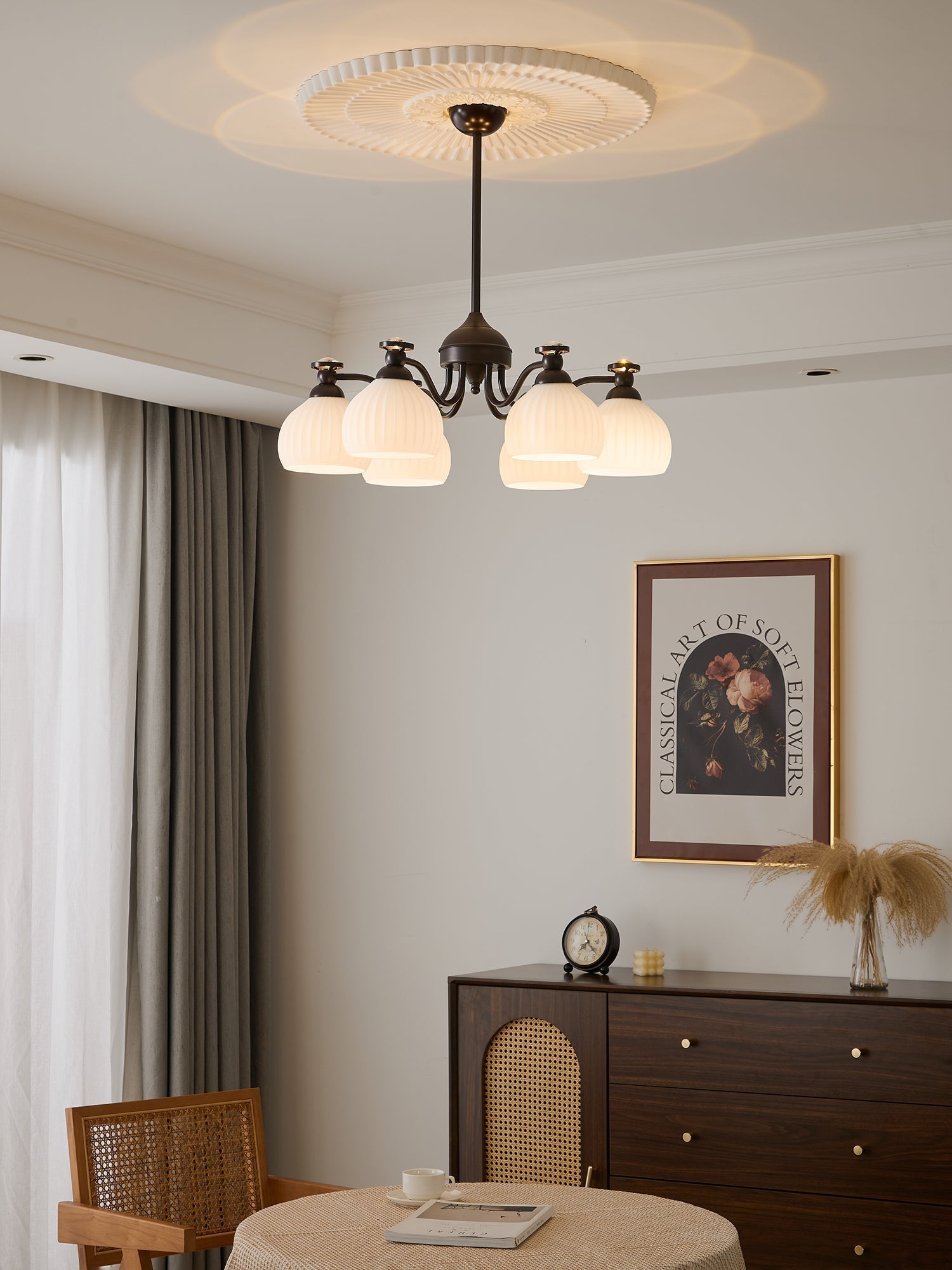 Calaeor Eleganter Premium-Glaskronleuchter-Letslighting