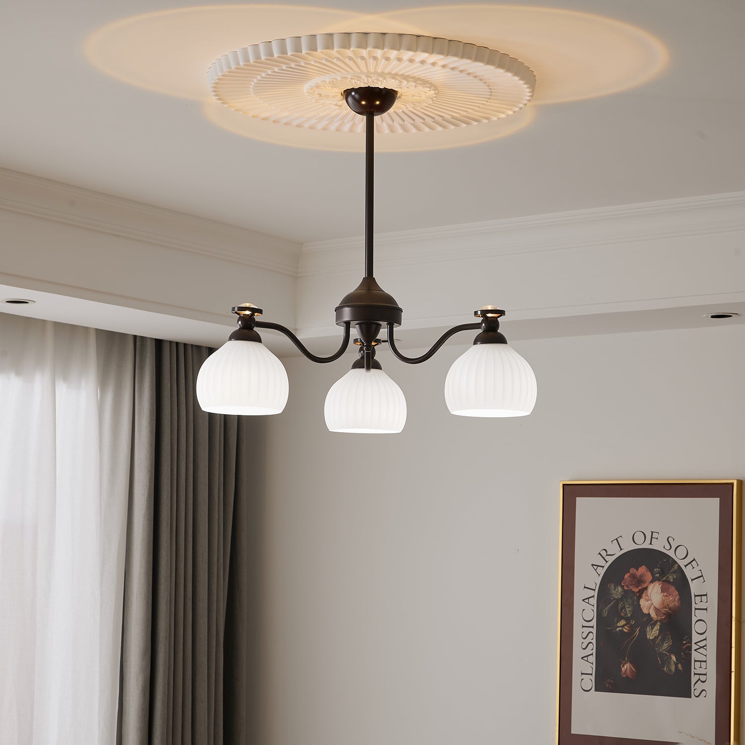 Calaeor Eleganter Premium-Glaskronleuchter-Letslighting