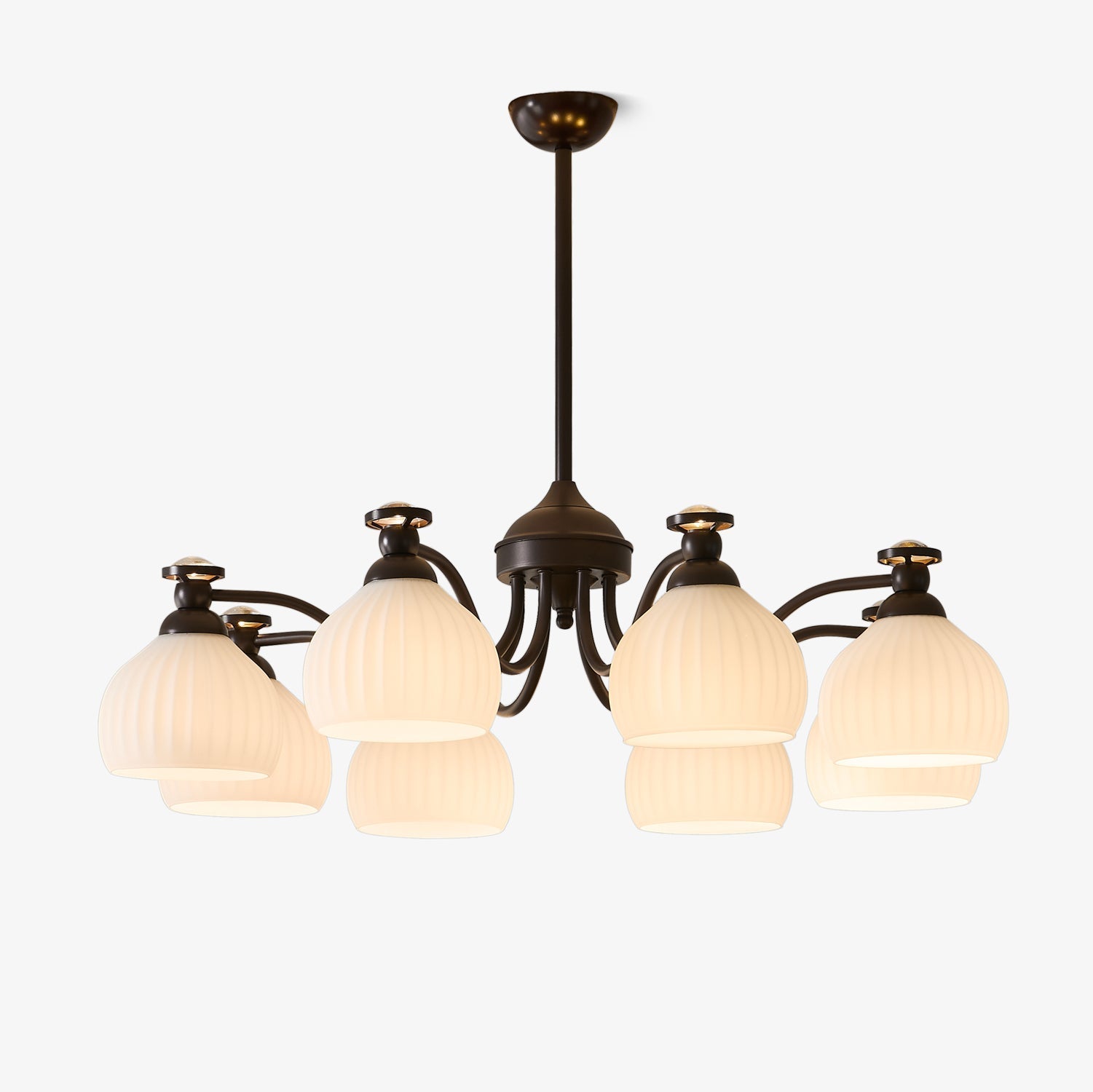 Calaeor Eleganter Premium-Glaskronleuchter-Letslighting