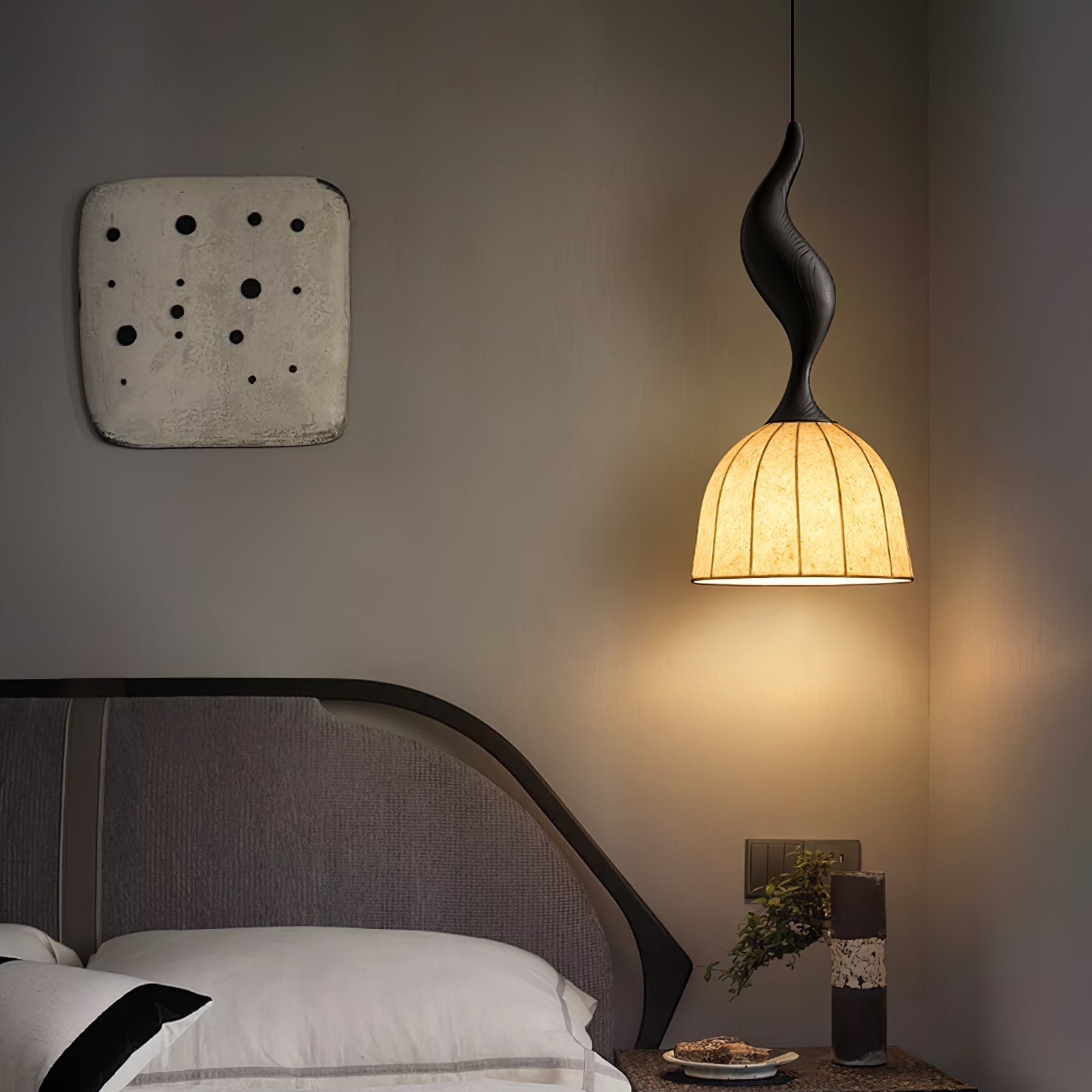 Colire Creativity Pendelleuchte aus Gedrehtem Holz-Letslighting